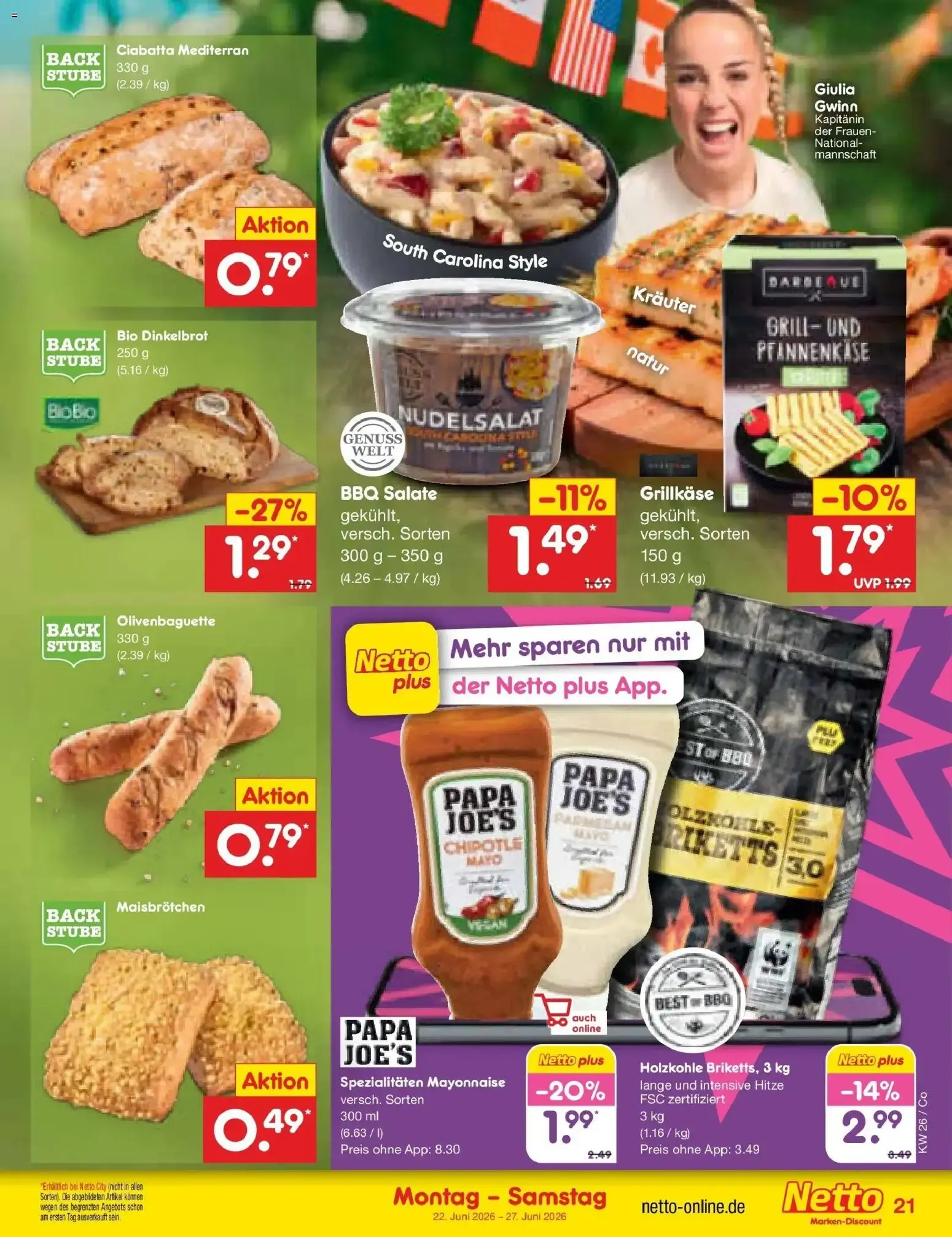 Netto Marken-Discount Prospekt Bitterfeld-Wolfen (ab 22.06.2026) » Angebote von 22. Juni bis 27. Juni 2026 - Prospekt seite 27
