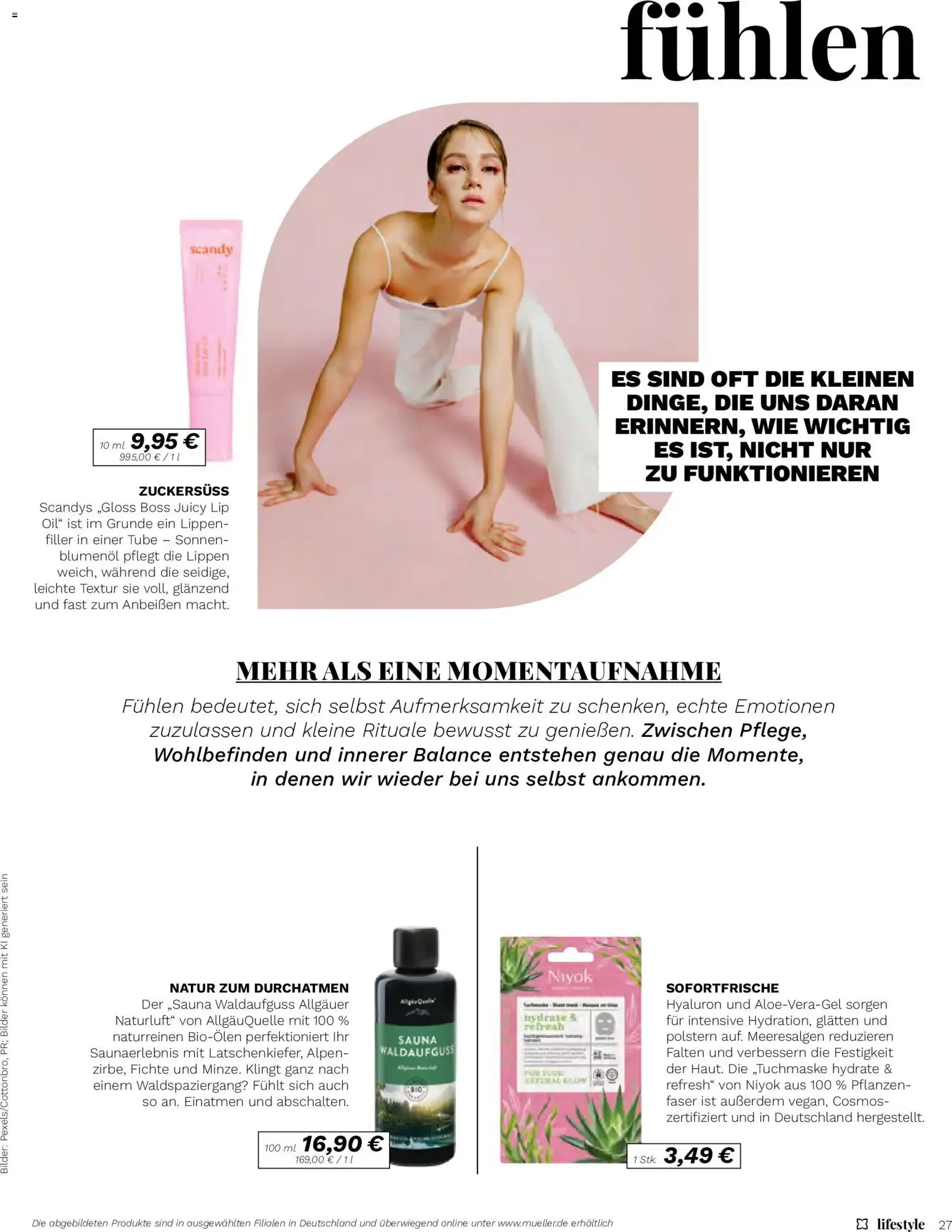 Müller lifestyle IHR WOHLFÜHL-MAGAZIN von 1. September bis 31. Oktober 2026 - Prospekt seite 28