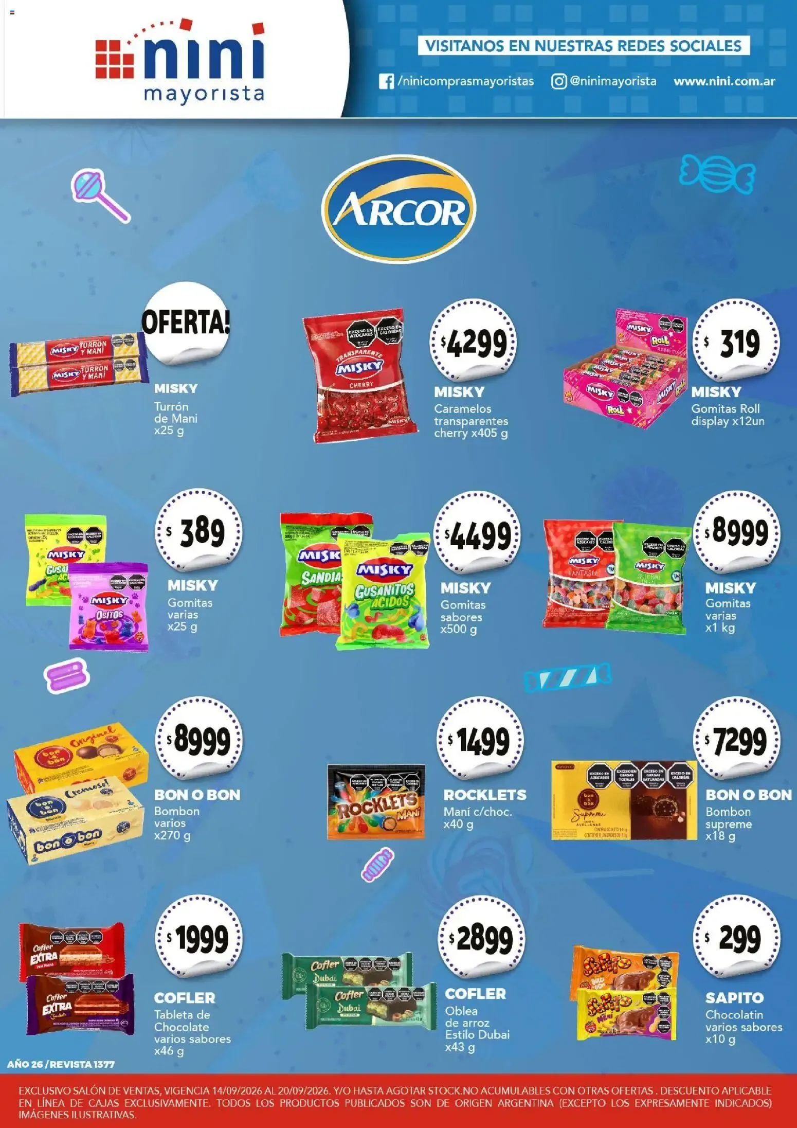 Ofertas de NINI Mayorista catálogo del 14/09/2026 - 20/09/2026 14 de septiembre al 20 de septiembre 2026 - Página 34 del catálogo
