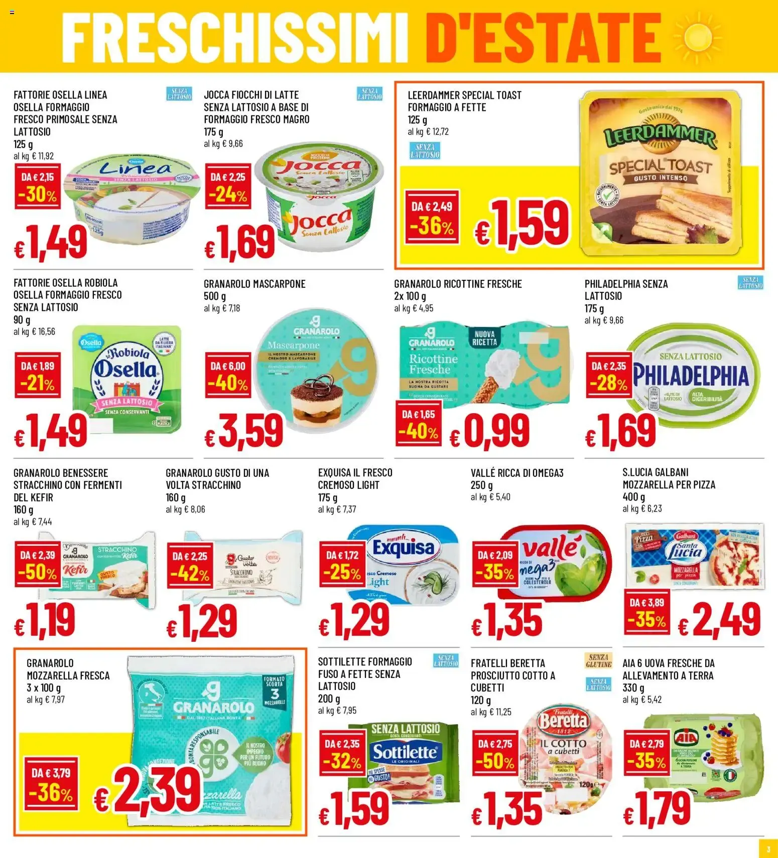 GALASSIA Superstore FRESCHISSIMI D'ESTATE da 30 luglio a 9 agosto di 2026 - Pagina del volantino 3