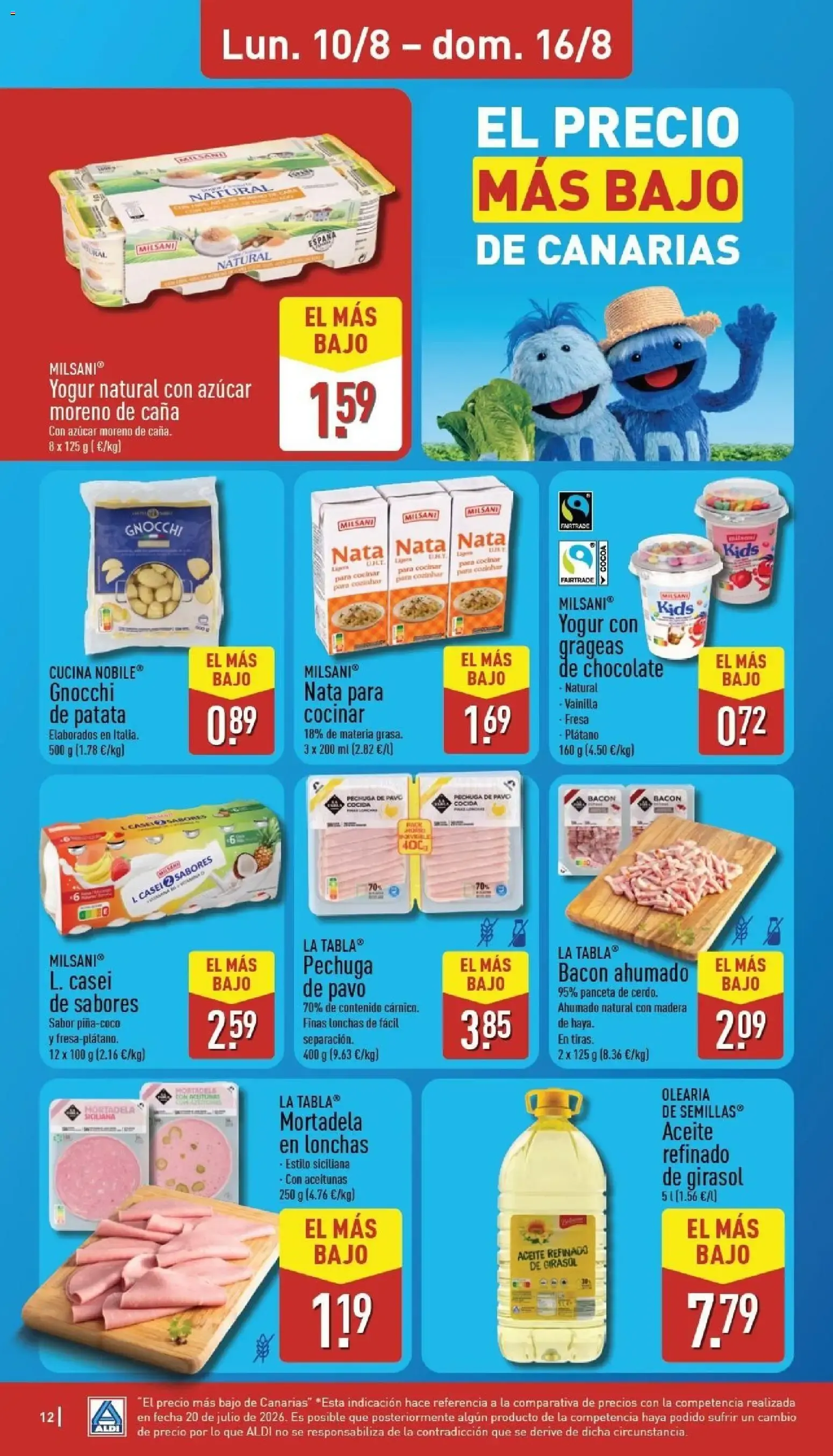 Catálogo de Aldi: Frescura a precios para tirarse a la piscina. 10 de agosto al 16 de agosto 2026 - Página 12