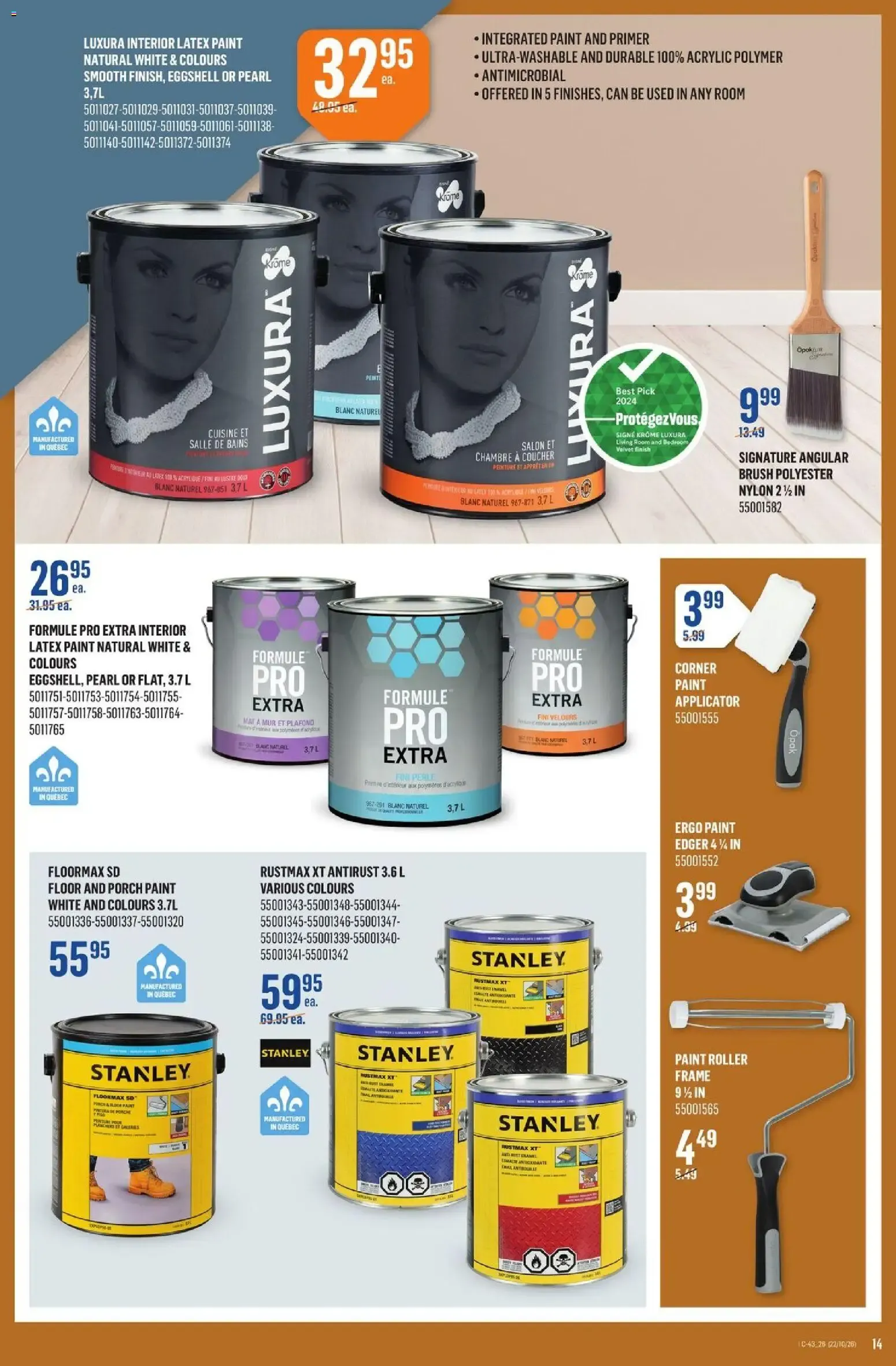 Canac weekly flyer from Oct 22, 2026 > weekly specials & deals from October 22 to October 28 2026 - flyer page 14