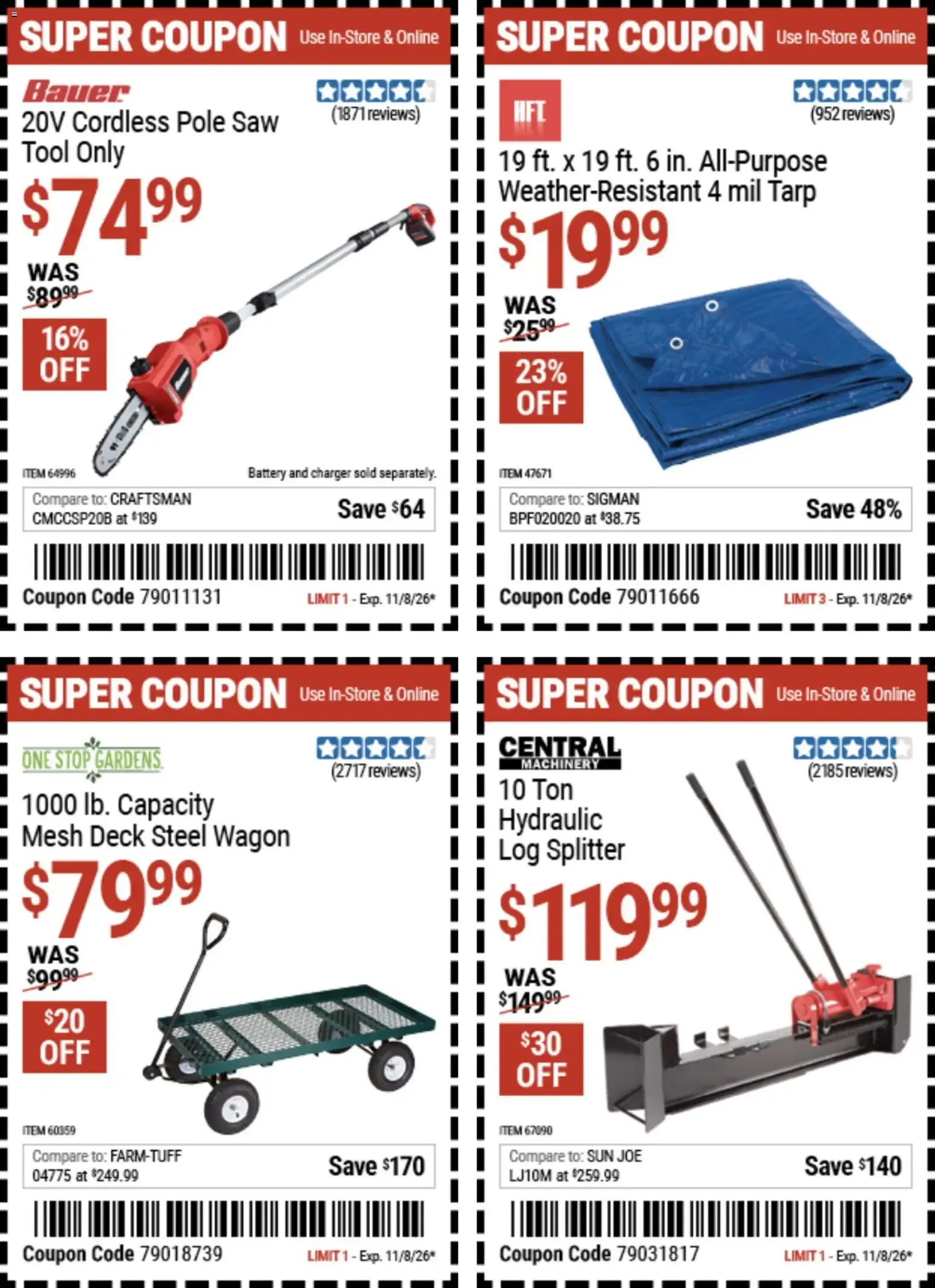 Weekly ad Harbor Freight Weekly Ad (10/26 - 11/08 2026) - Flyer from October 26 to November 8 2026 - Page 12