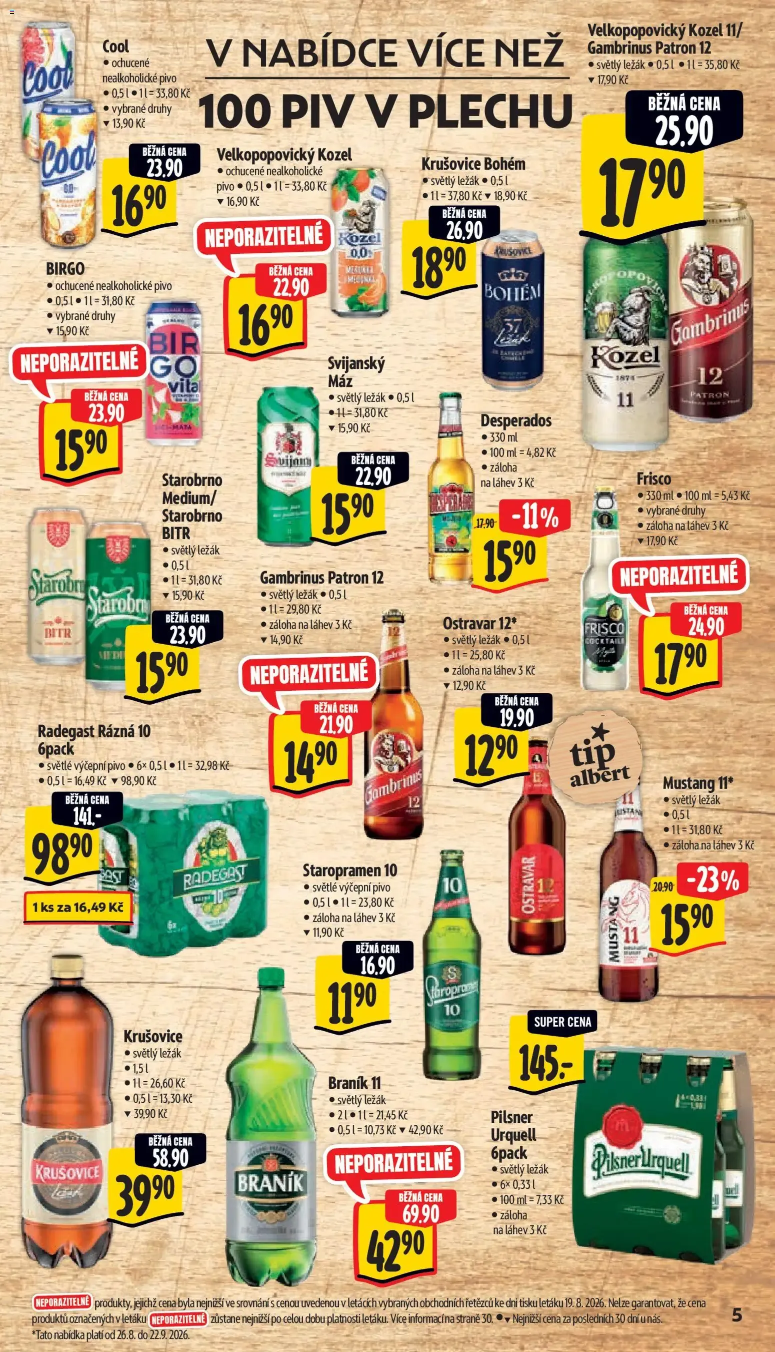 Albert leták - Hypermarket - Znojmo od 26.08.2026 - Akční leták - 26. srpna 8. září 2026 - Page 13