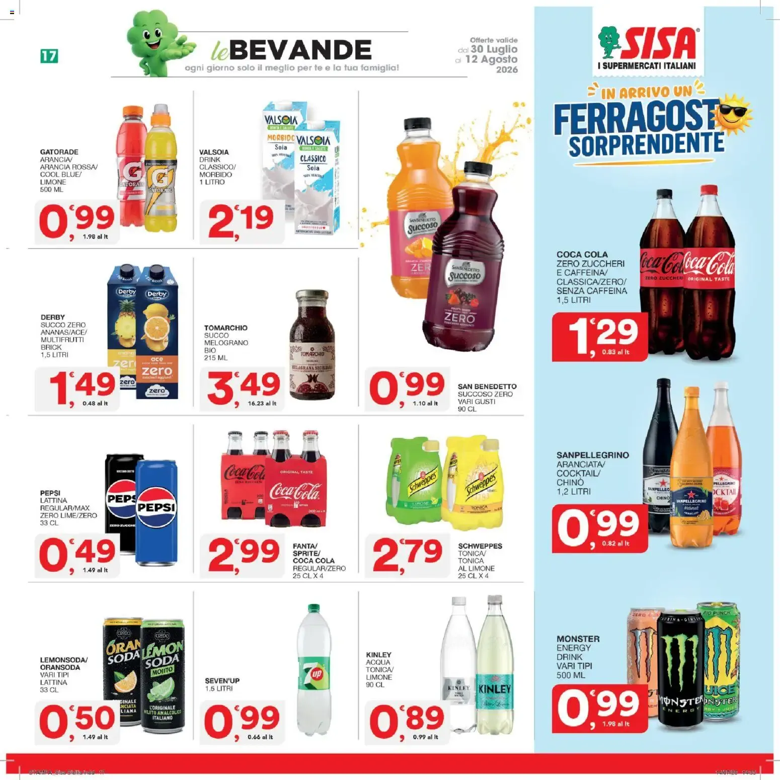 Nuovo SISA volantino dal 30/07/2026 > offerte anteprima 🛍️ da 30 luglio a 12 agosto di 2026 - Pagina del volantino 17