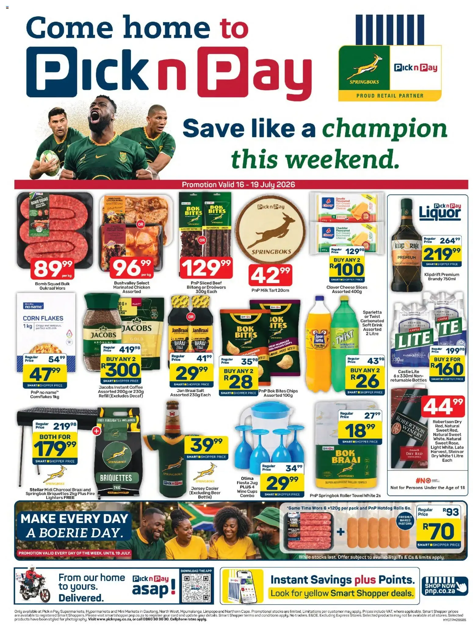 Pick n Pay Inland Provinces - Weekend Specials (16/07/2026 - 19/07/2026) Online from 16 July to 19 July 2026 - Catalogue Page 1