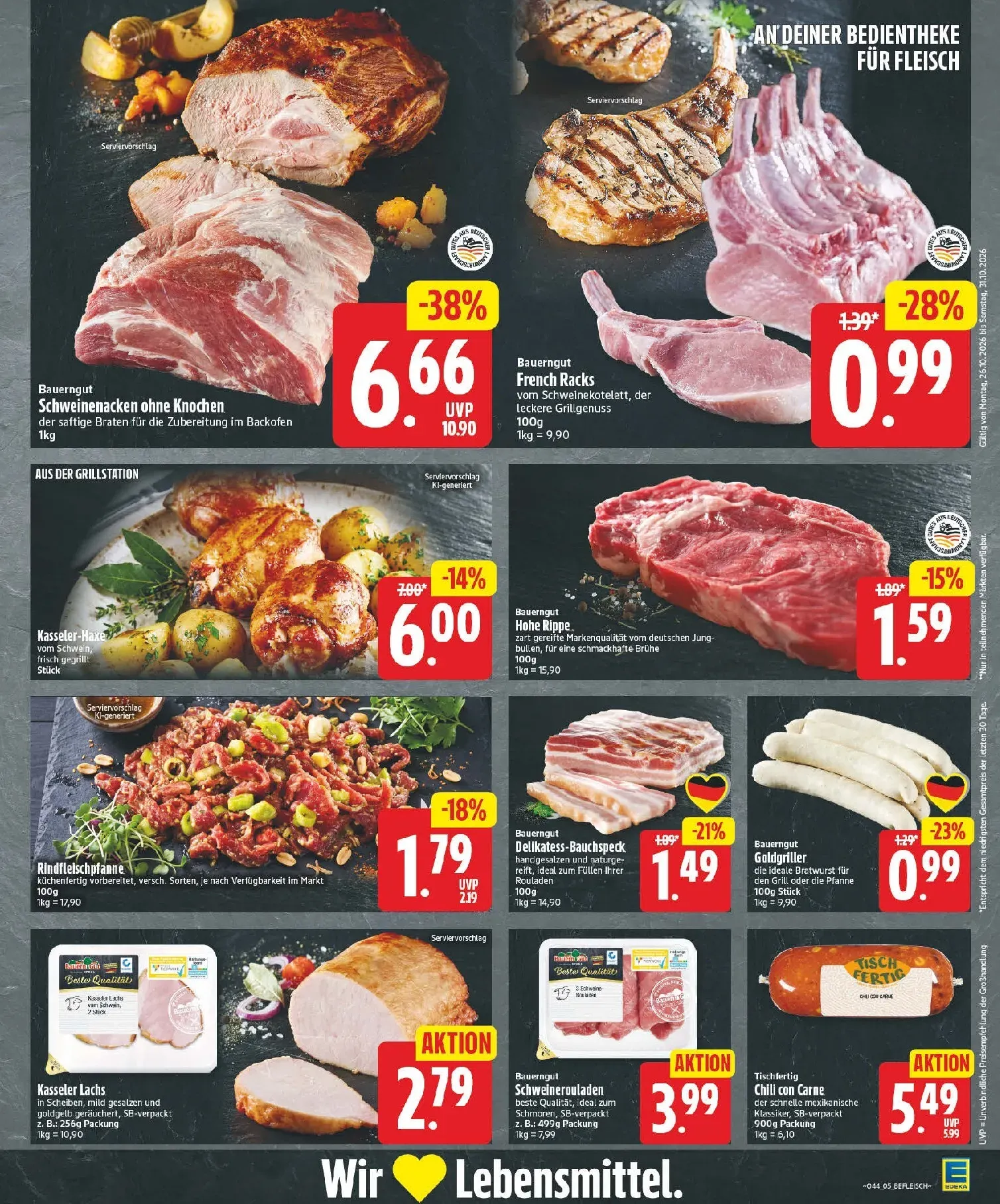 Edeka Prospekt nächste Woche – von Montag 26.10.2026 bis Samstag 31.10.2026 von 26. Oktober bis 31. Oktober 2026 - Prospekt seite 5