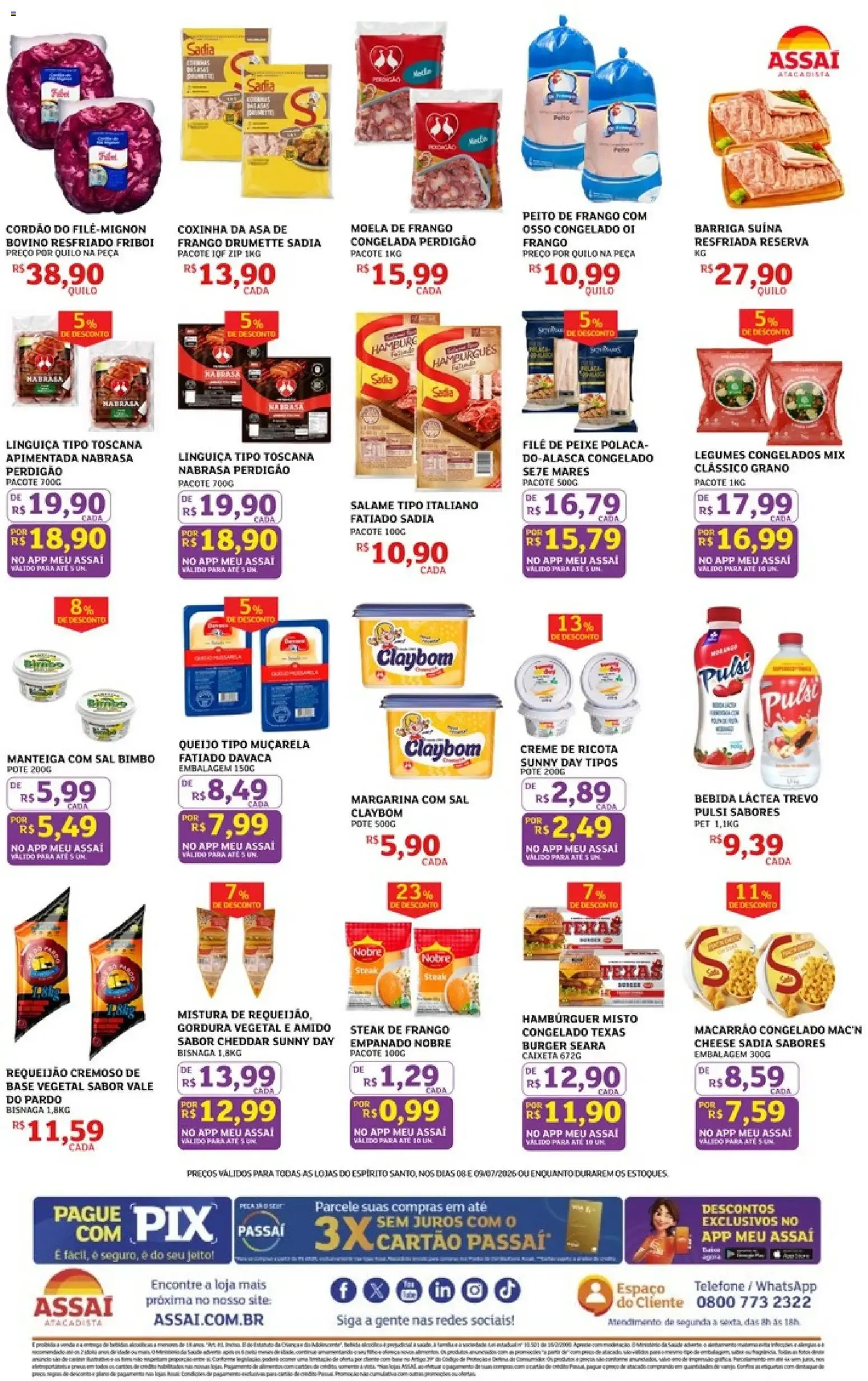 Encarte de Assaí Atacadista ofertas - ES de 08/07/2026 | Promoções Online 8 de julho até 9 de julho 2026 - Pagina 2
