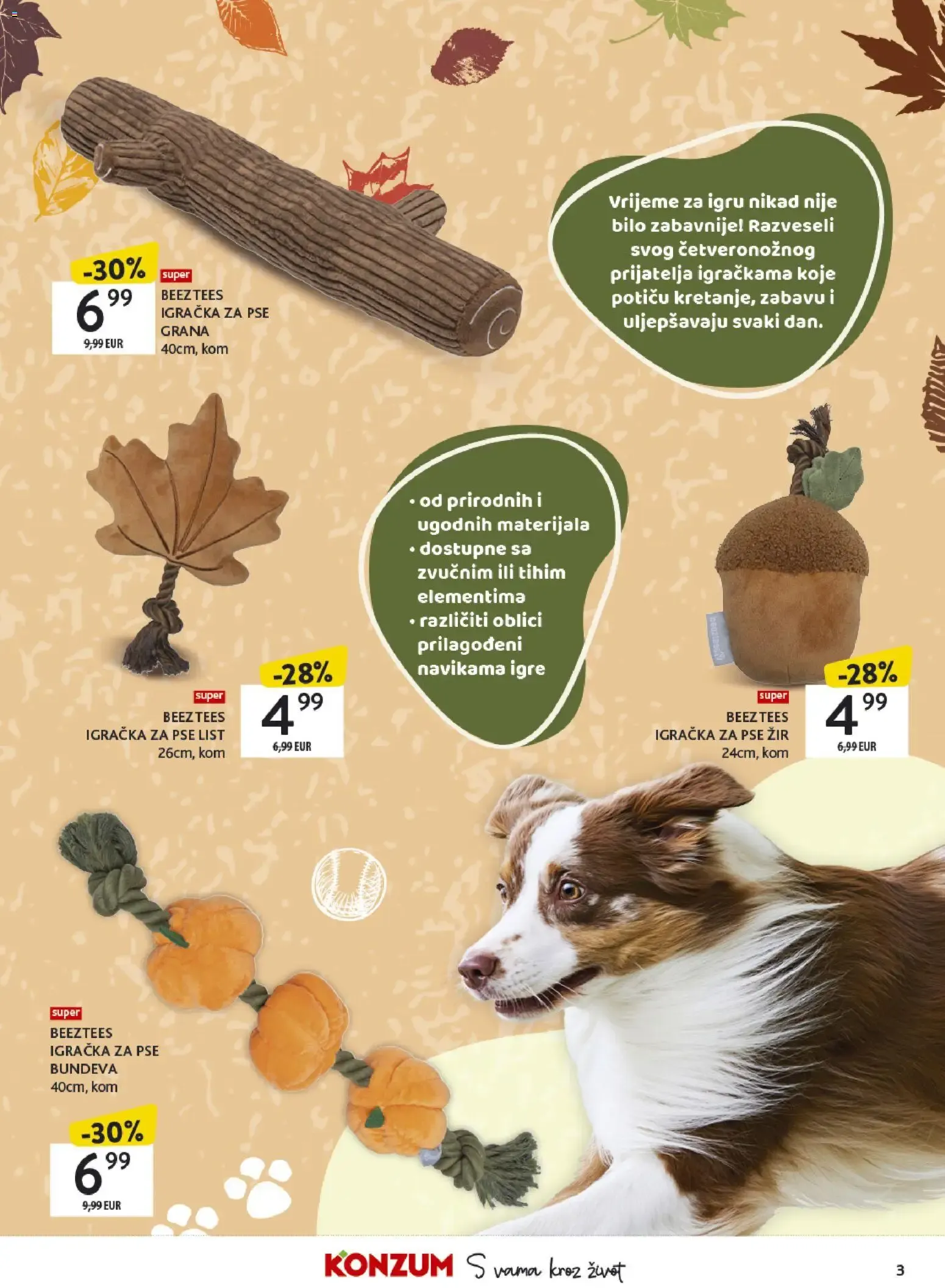 Katalog Konzum Jesenska čarolija od 5. listopada do 18. listopada 2026. - Pregled Stranica 3
