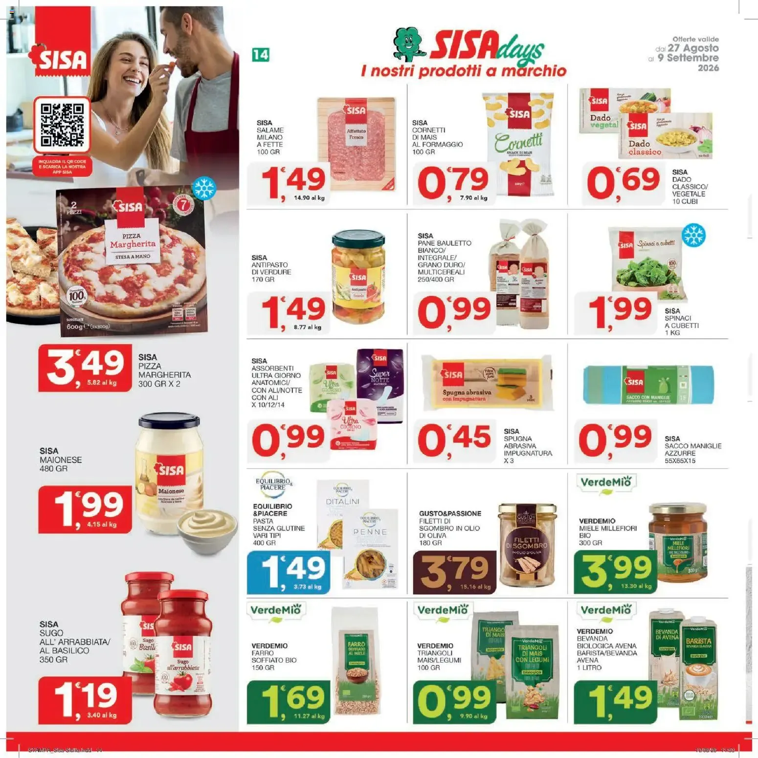Nuovo SISA volantino dal 27/08/2026 > offerte anteprima 🛍️ da 27 agosto a 9 settembre di 2026 - Pagina del volantino 14