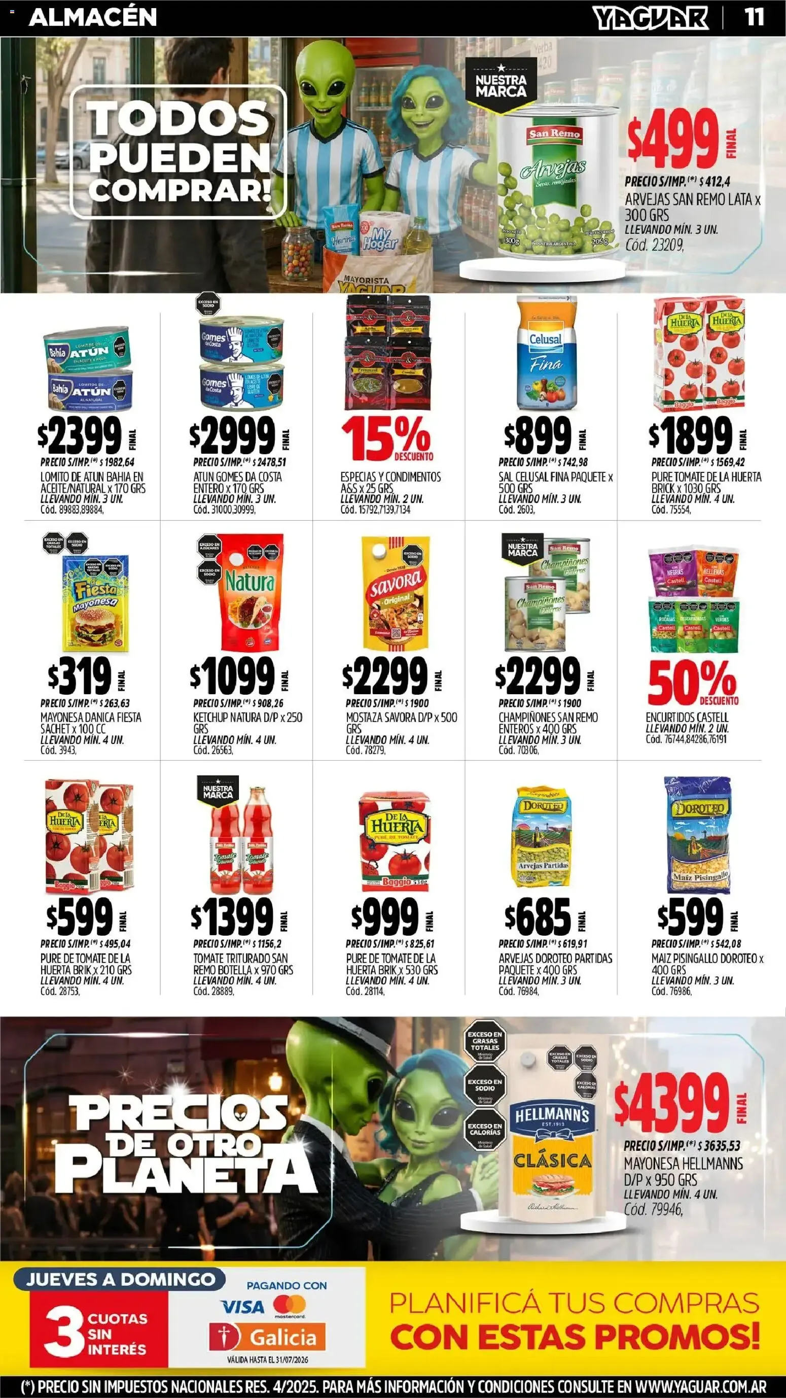 Ofertas de Mayorista Yaguar: Precios de otro planeta 29 de junio al 5 de julio 2026 - Página 13 del catálogo