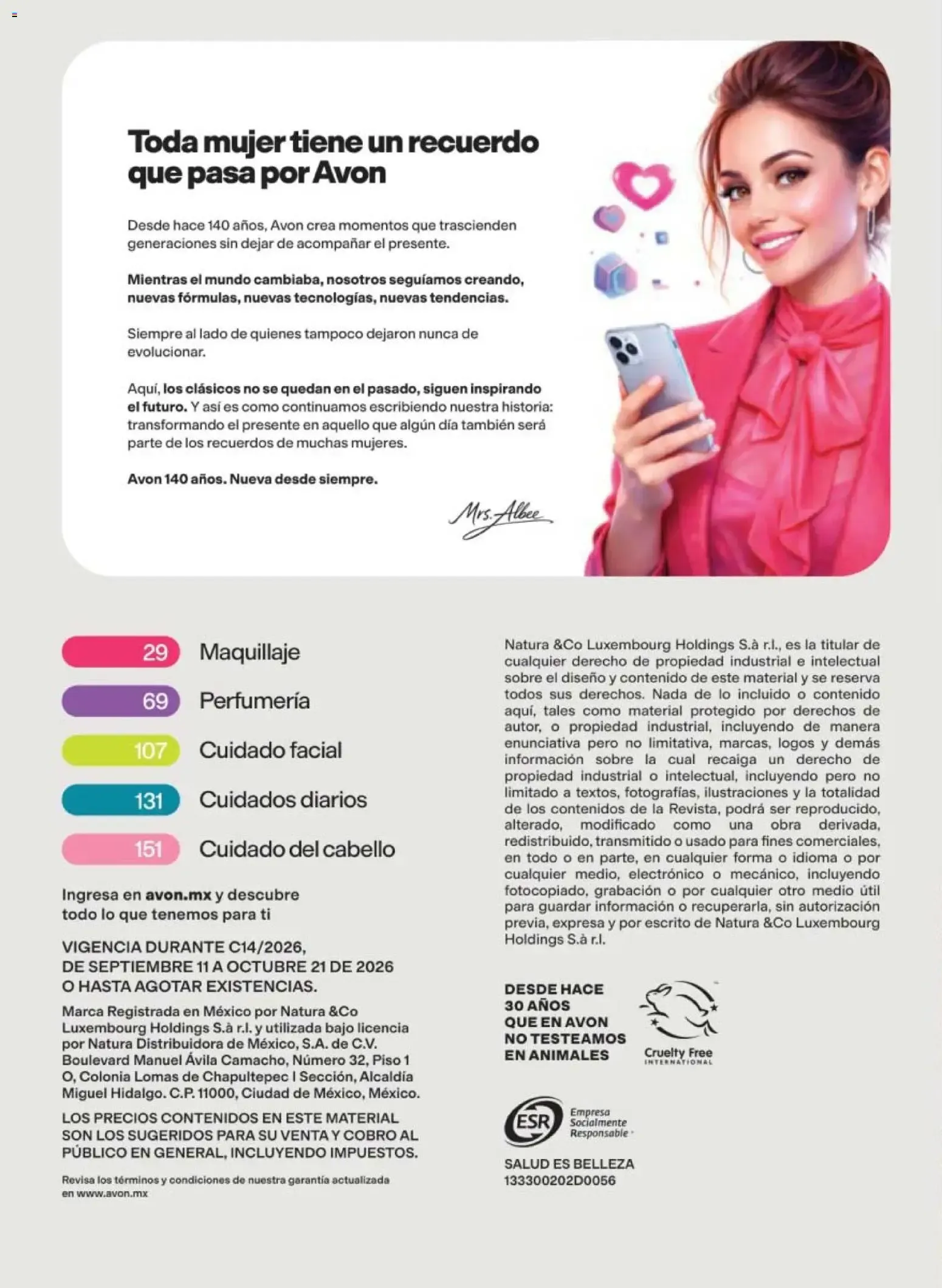 Catálogo de AVON Campaña 14 2026: Nuevos Íconos, Nueva Época 11 de septiembre al 21 de octubre 2026 - Pagina 6