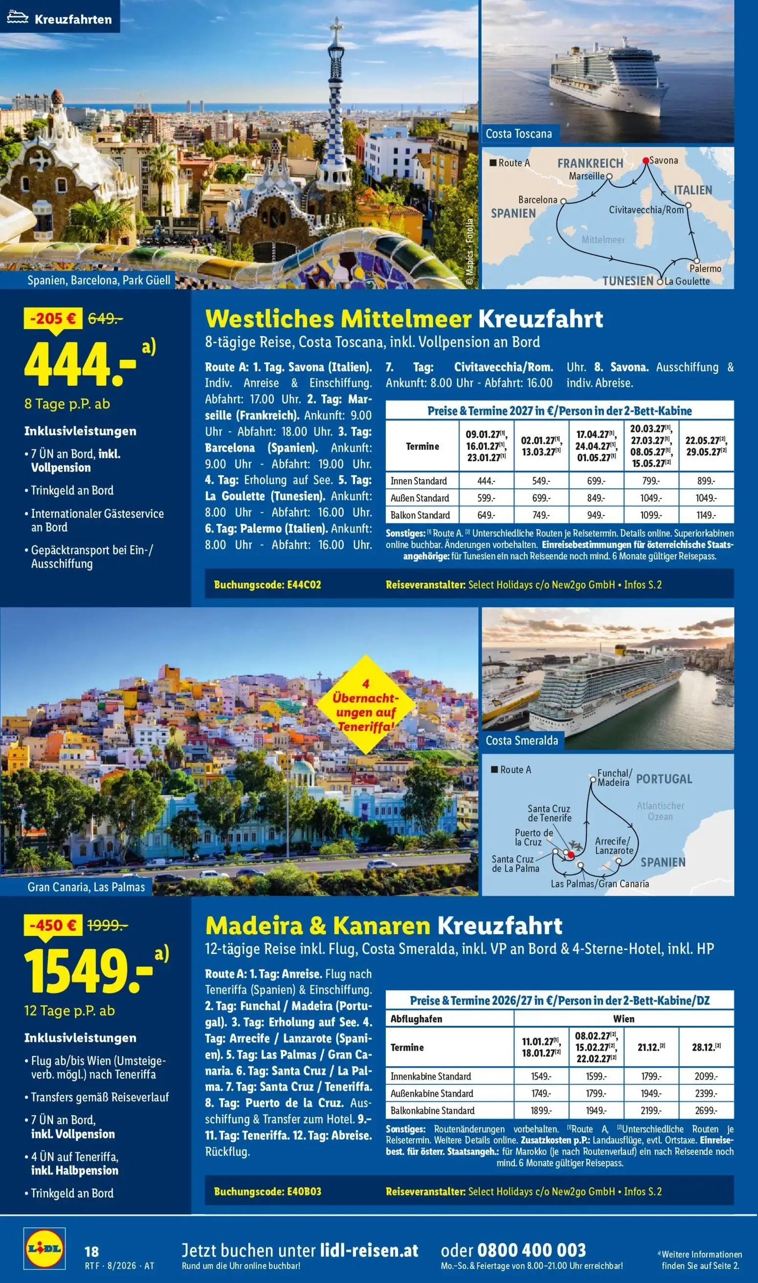 Urlaub in der Heimat buchen lohnt sich. von 12. August bis 15. September 2026 - Flugblätt seite 18
