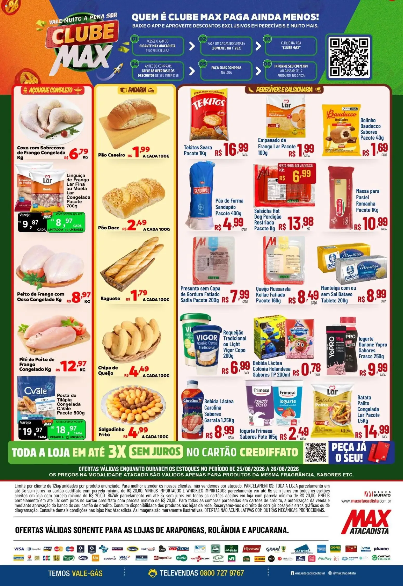 Encarte de Max Atacadista ofertas Feira de 25/08/2026 | Promoções Online 25 de agosto até 26 de agosto 2026 - Pagina 2