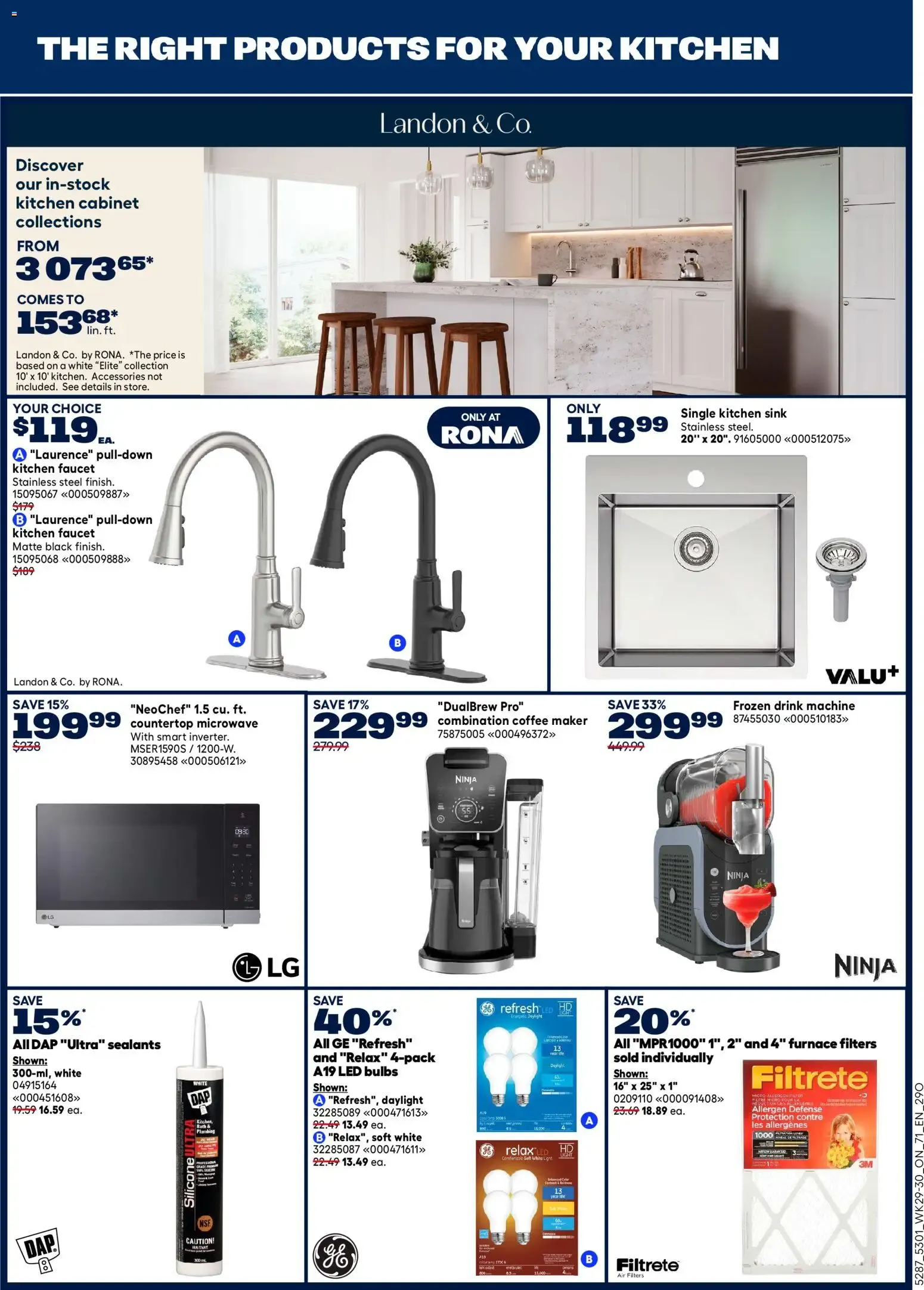 Rona weekly flyer from Aug 13, 2026 > weekly specials & deals from August 13 to August 26 2026 - flyer page 16