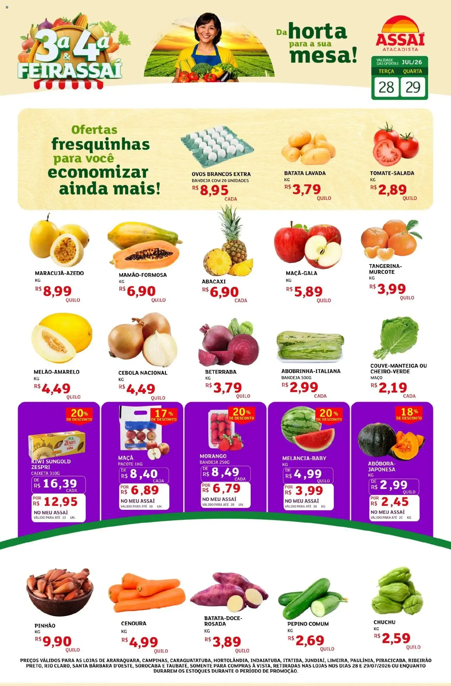 Encarte de Assaí Atacadista ofertas - SP de 28/07/2026 | Promoções Online 28 de julho até 29 de julho 2026 - Pagina 1
