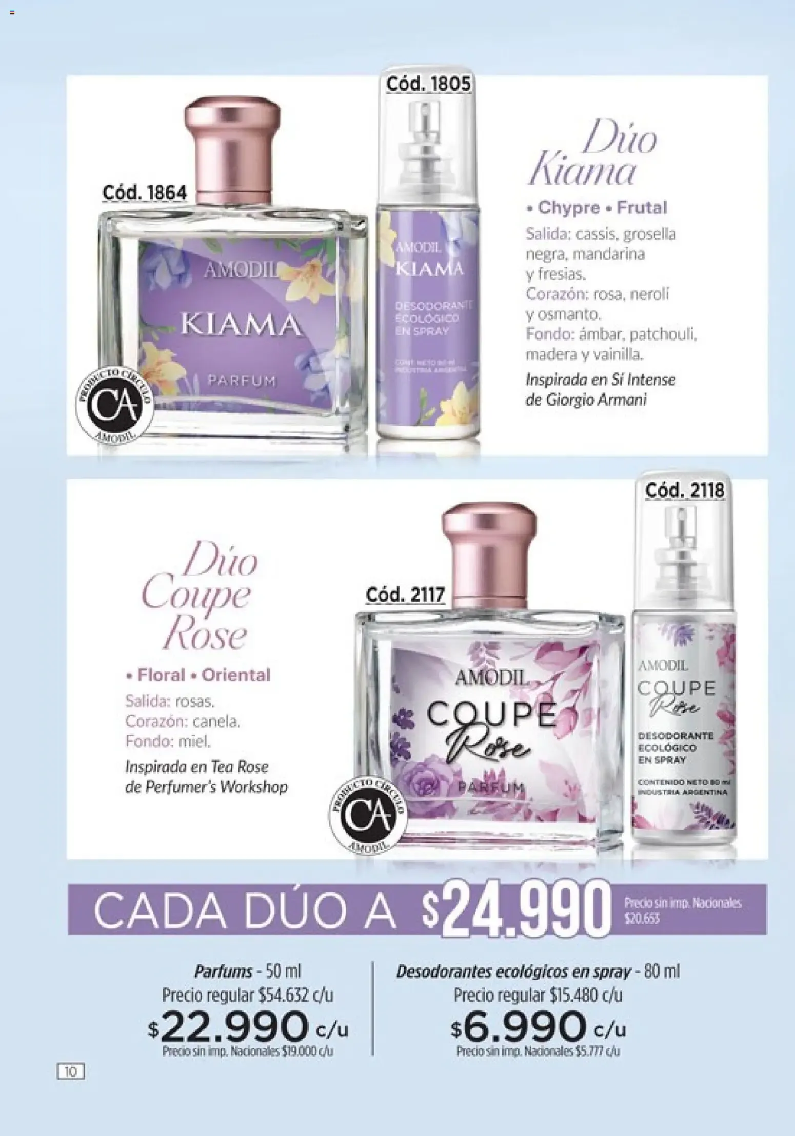 Ofertas de Catálogo Amodil Campaña 14 del 07/08/2026 - 31/08/2026 7 de agosto al 31 de agosto 2026 - Página 10 del catálogo