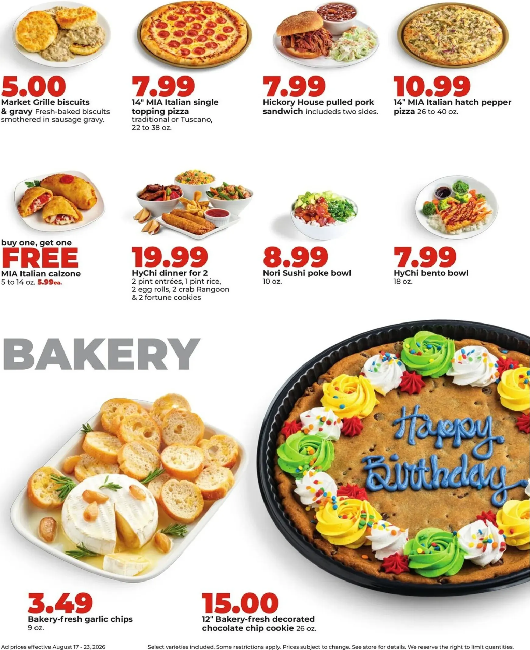 Weekly promotion Current Hy Vee leaflet valid from Monday 08/17/2026 to Sunday 08/23/2026 spanning from August 17 to August 23 2026 - Page 14 for Catalogue 365