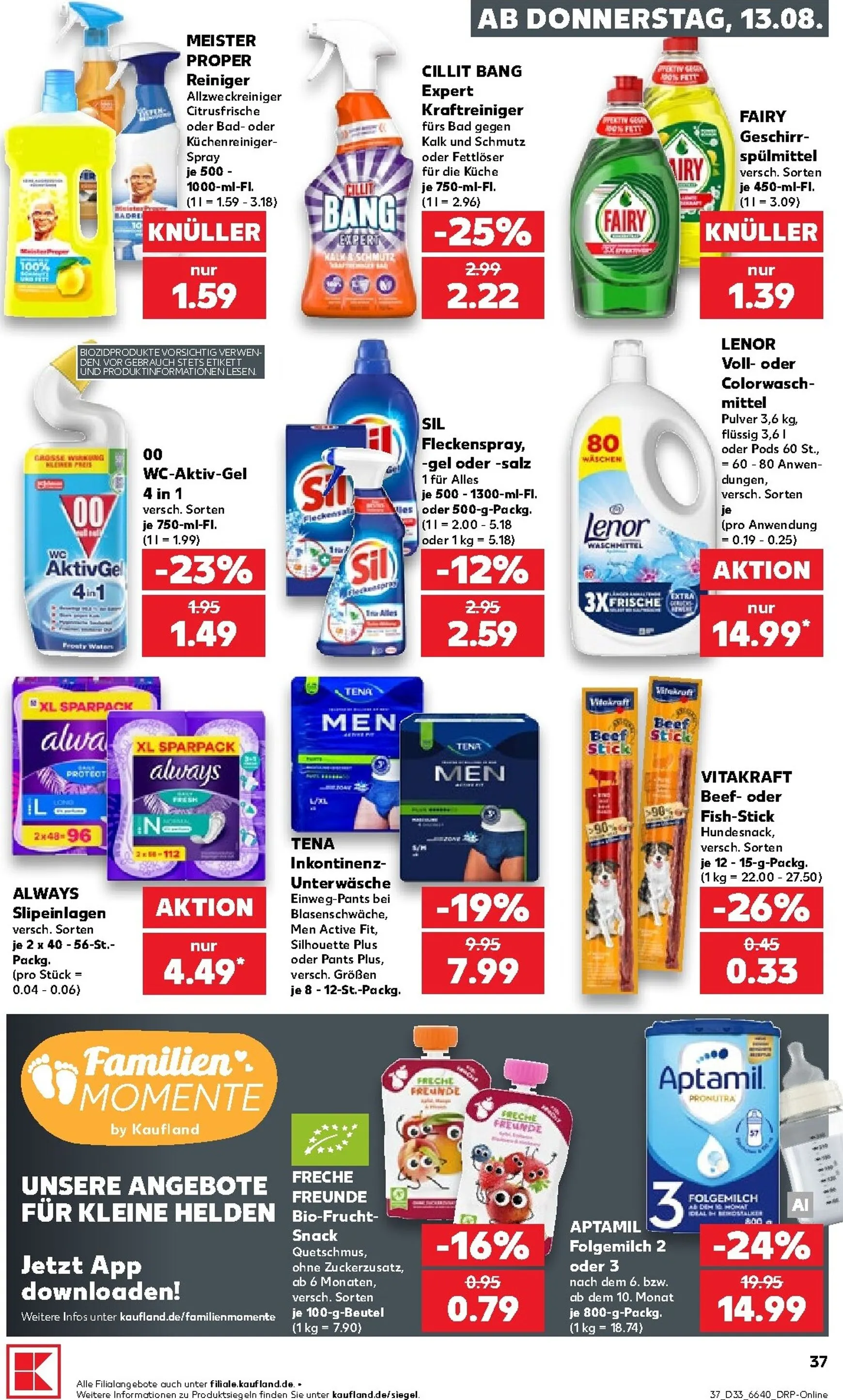 Neuer Kaufland Prospekt – von Donnerstag 13.08.2026 bis Mittwoch 19.08.2026 von 13. August bis 19. August 2026 - Prospekt seite 37