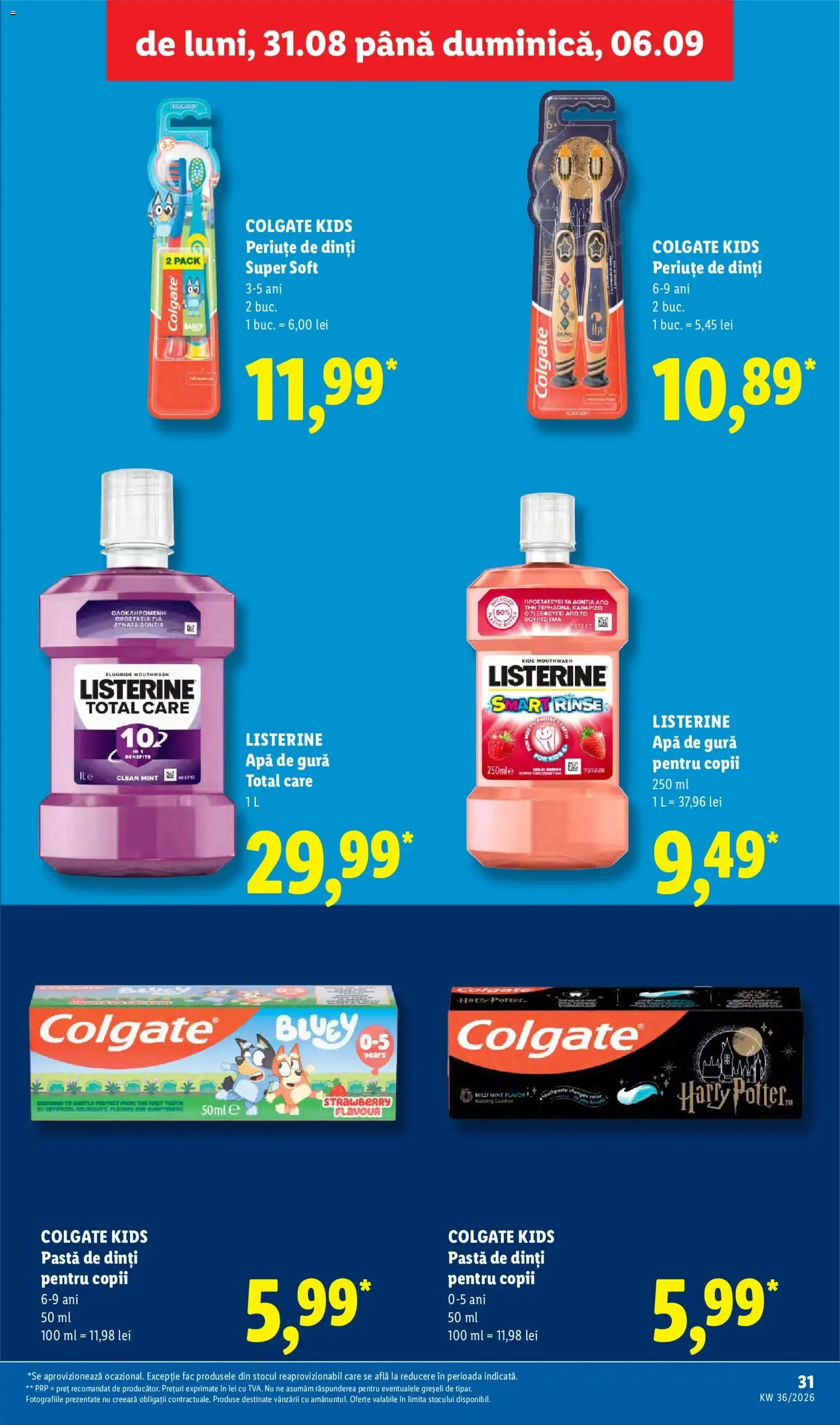 Catalog Catalog LIDL 31.08.2026 - Oferta și Revista online de la 31 august până la 6 septembrie 2026 - Revista Pagina 31