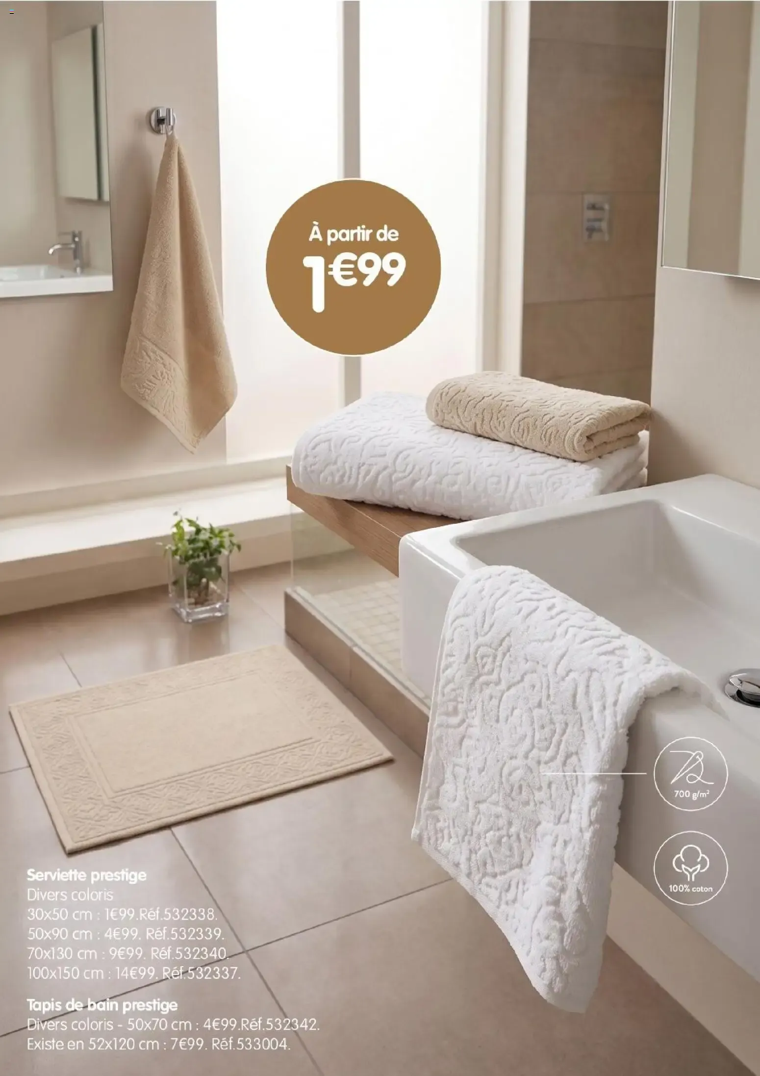 B&M - L'ÉLÉGANCE DIGNE DES PLUS GRANDS HÔTELS AU MEILLEUR PRIX! - Collection Premium du 3 septembre au 30 janvier 2027 - Catalogue page 7