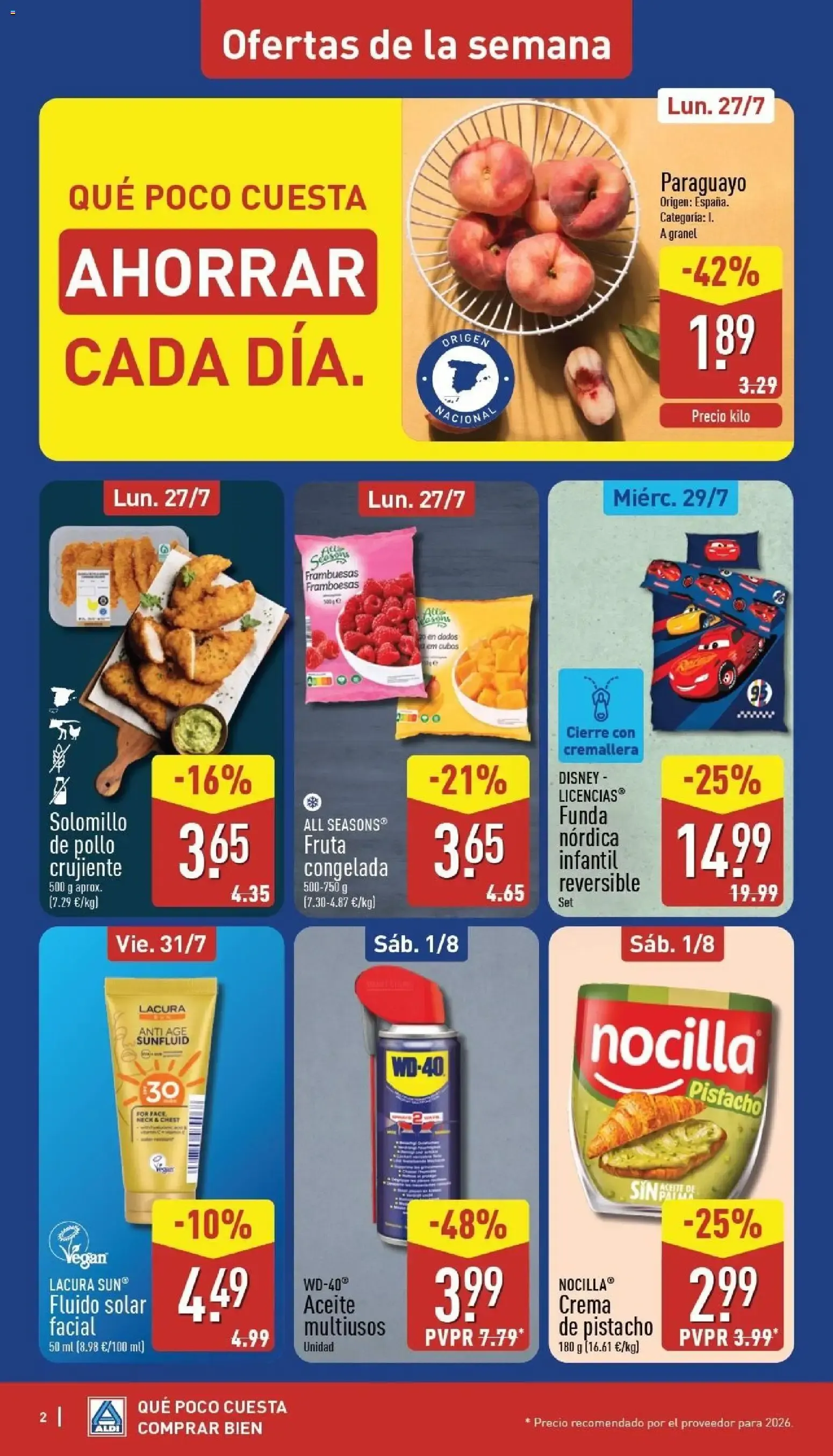 Catálogo de Aldi Frescura a Precios 27 de julio al 2 de agosto 2026 - Página 2