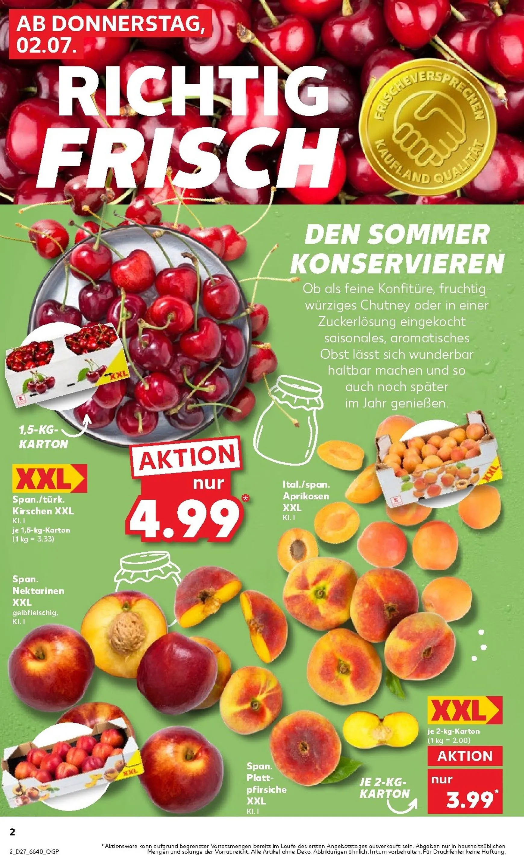 Kaufland Prospekt nächste Woche – von Donnerstag 02.07.2026 bis Mittwoch 08.07.2026 von 2. Juli bis 8. Juli 2026 - Prospekt seite 2