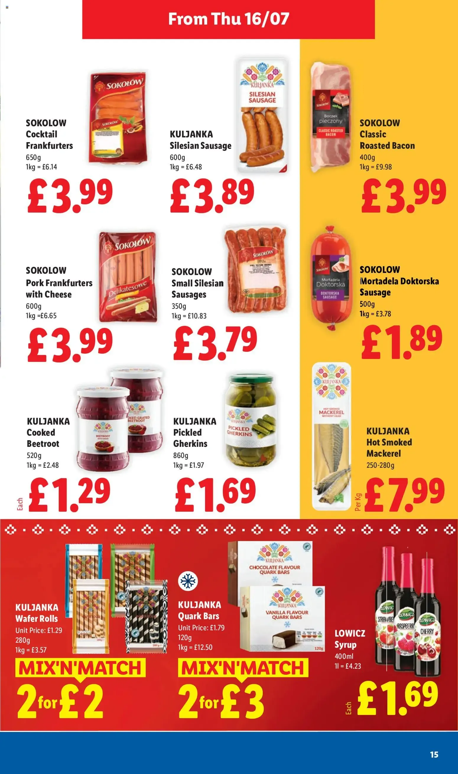 Weekly offers Lidl (16/07/2026 - 22/07/2026) - Offers Online from 16 July to 22 July 2026 - Catalogue Page 15