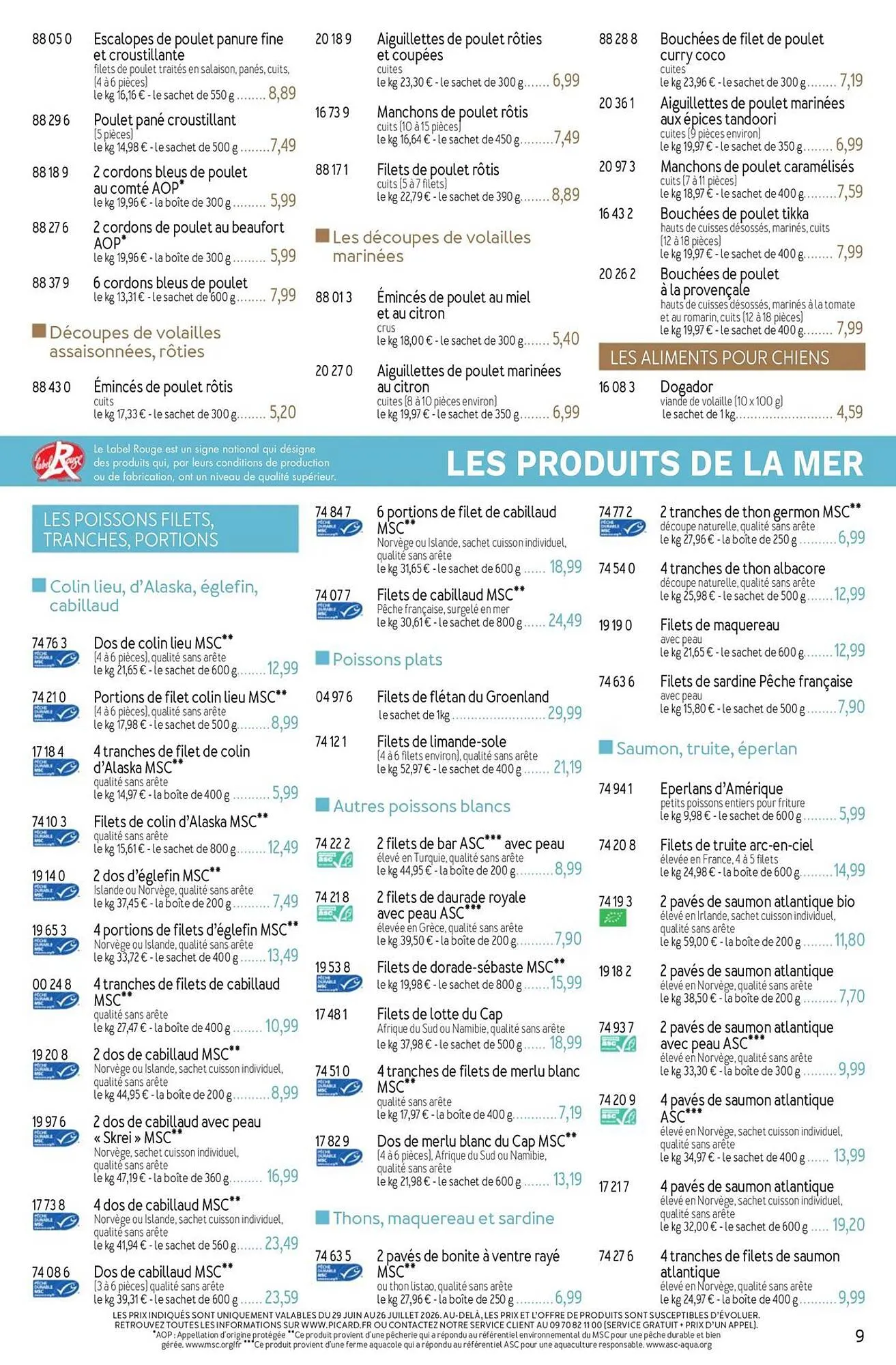 Picard Catalogue Du 29/06/2026 au 13/09/2026 du 29 juin au 13 septembre 2026 - Catalogue page 9
