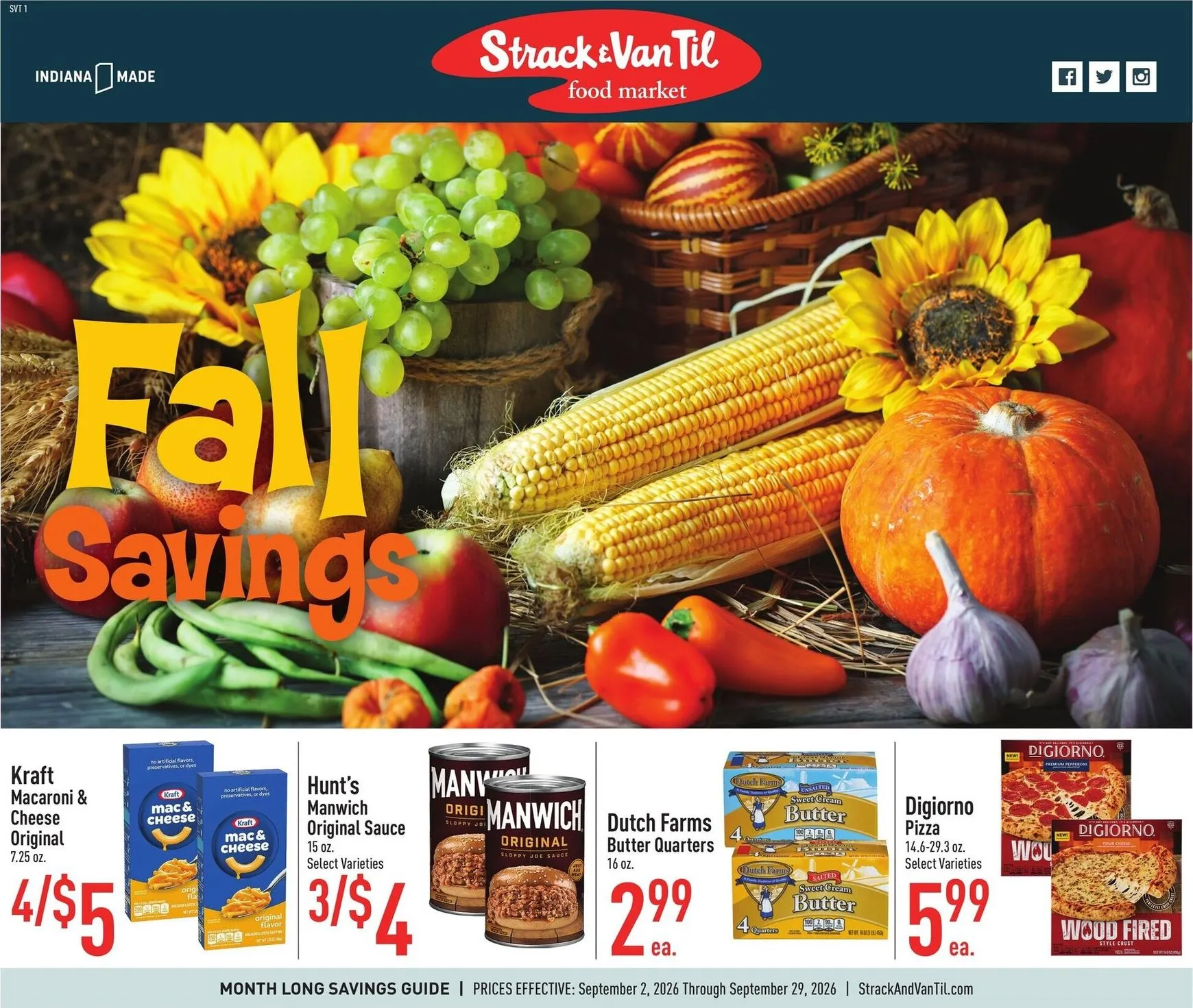 Current Strack & Van Til - September Savings Guide leaflet valid from Wednesday 09/02/2026 to Tuesday 09/29/2026