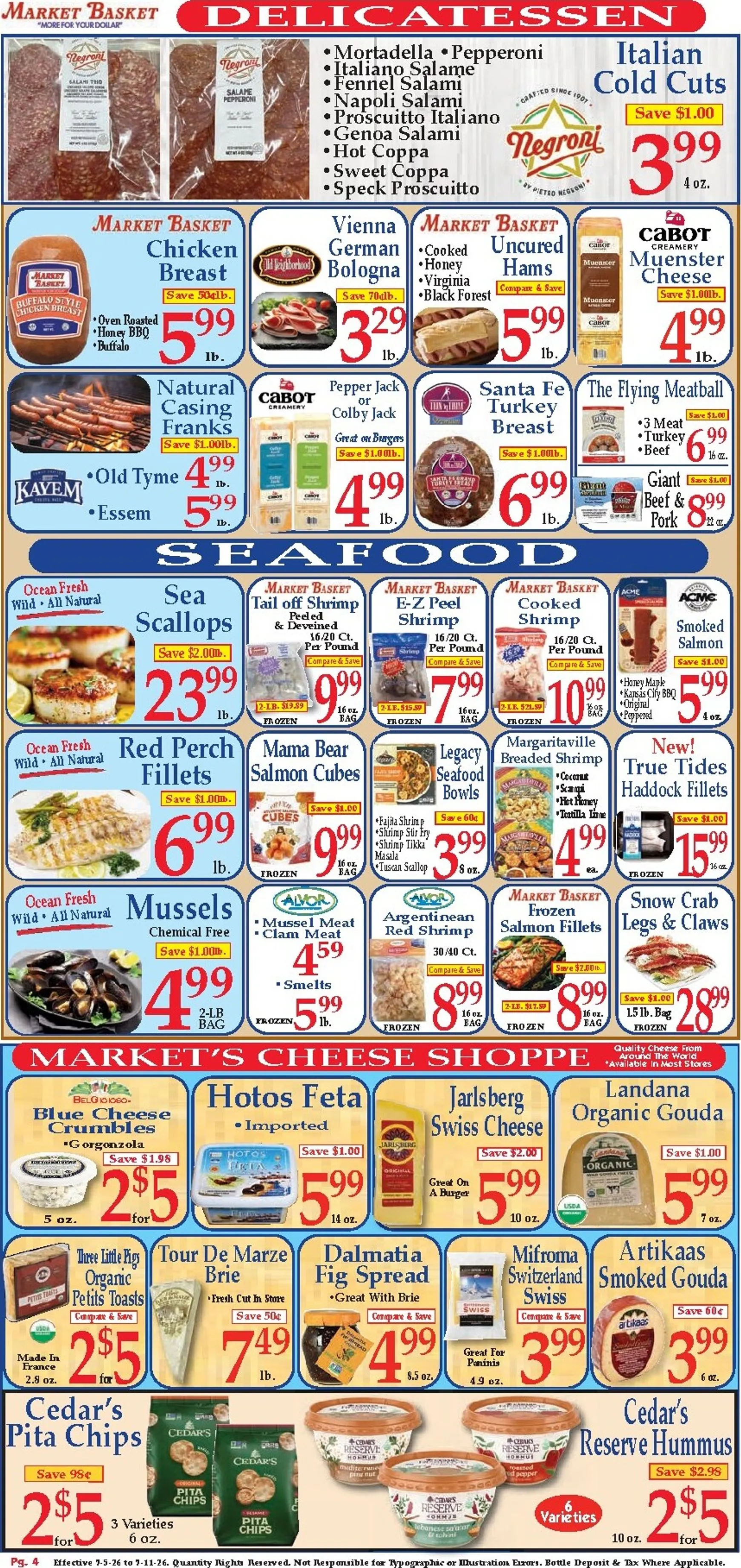 Weekly ad MARKET BASKET 'More for your Dollar' from July 5 to July 11 2026 - Page 4