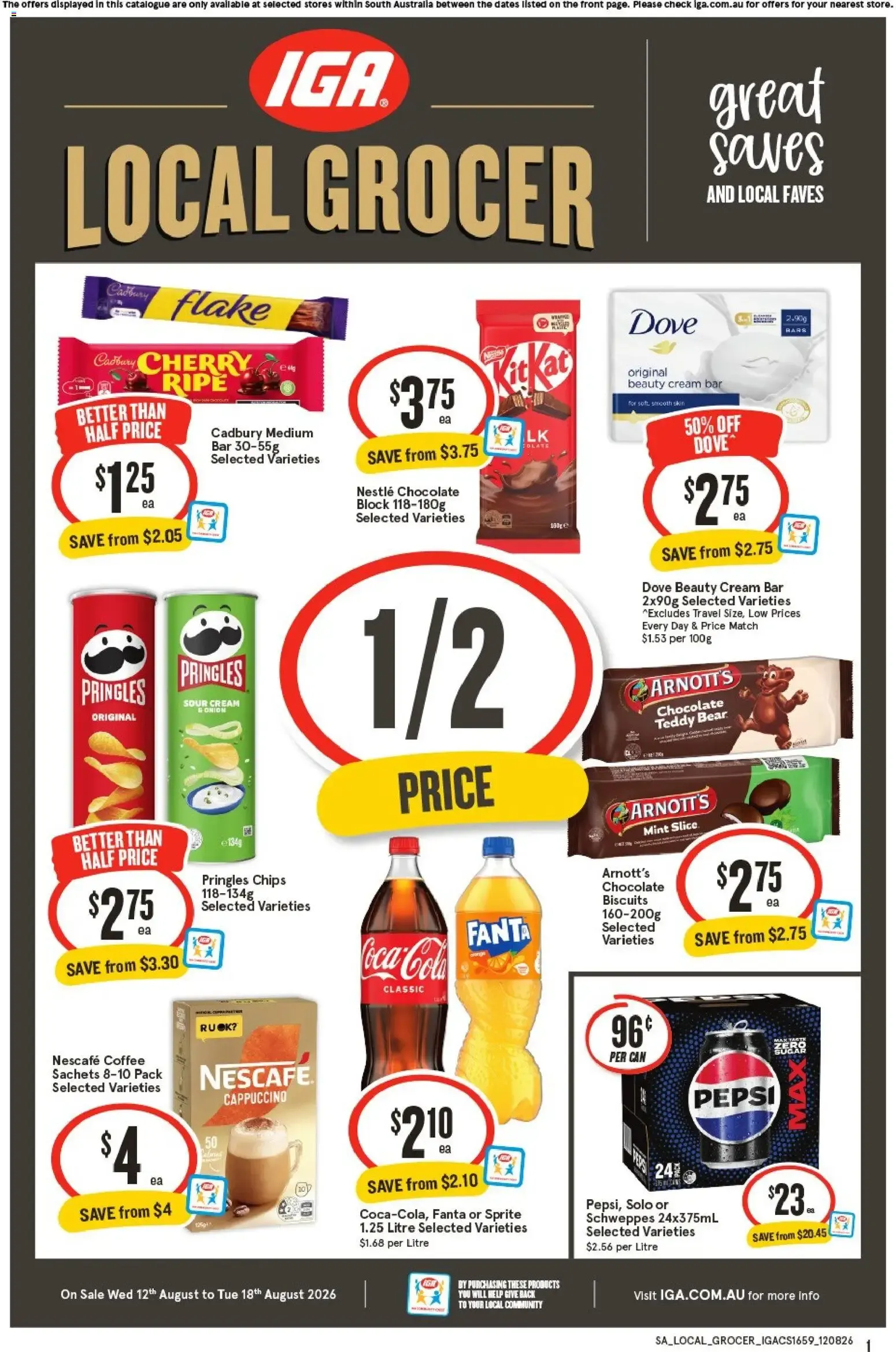 IGA LOCAL GROCER - Catalogue valid from 12 August to 18 August 2026 - page 1