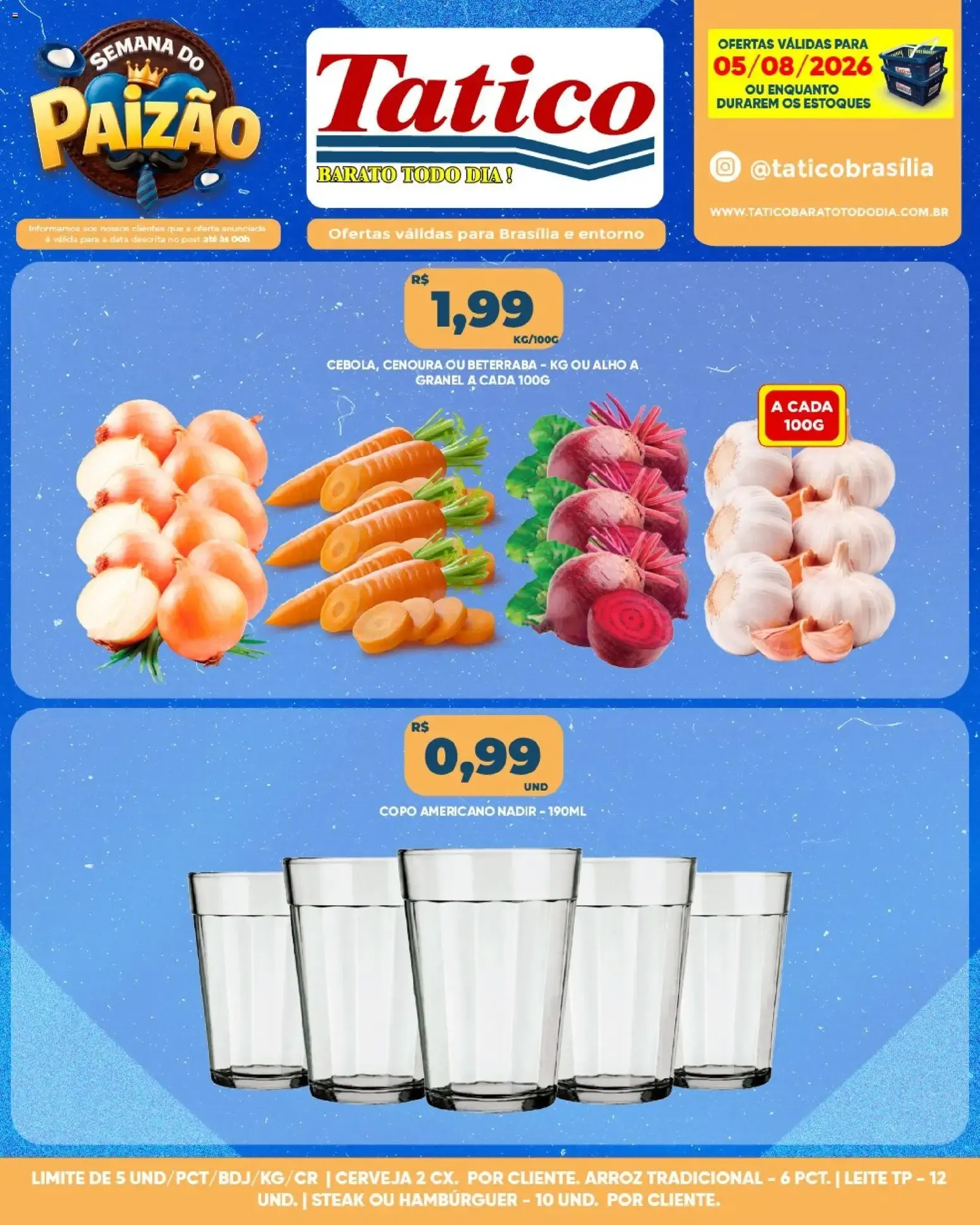 Encarte de Tatico | Semana do Paizão: Ofertas do Dia 06/08/2026 6 de agosto até 6 de agosto 2026 - Pagina 35