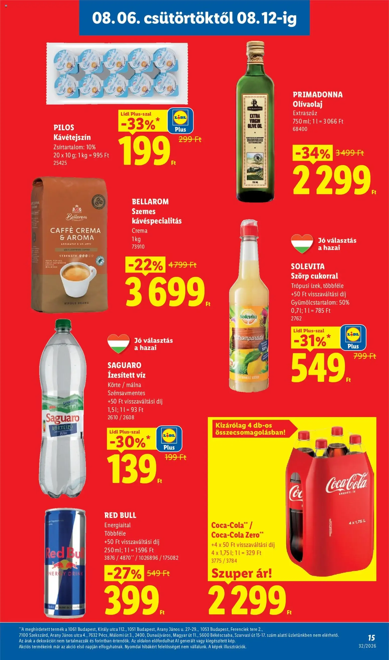 Katalógus Lidl akciós újság - 2026.08.06. -tól/töl > akció, lapozható szórólap 🛍️ augusztus 6.-tól augusztus 12.-ig 2026. - Oldal 15