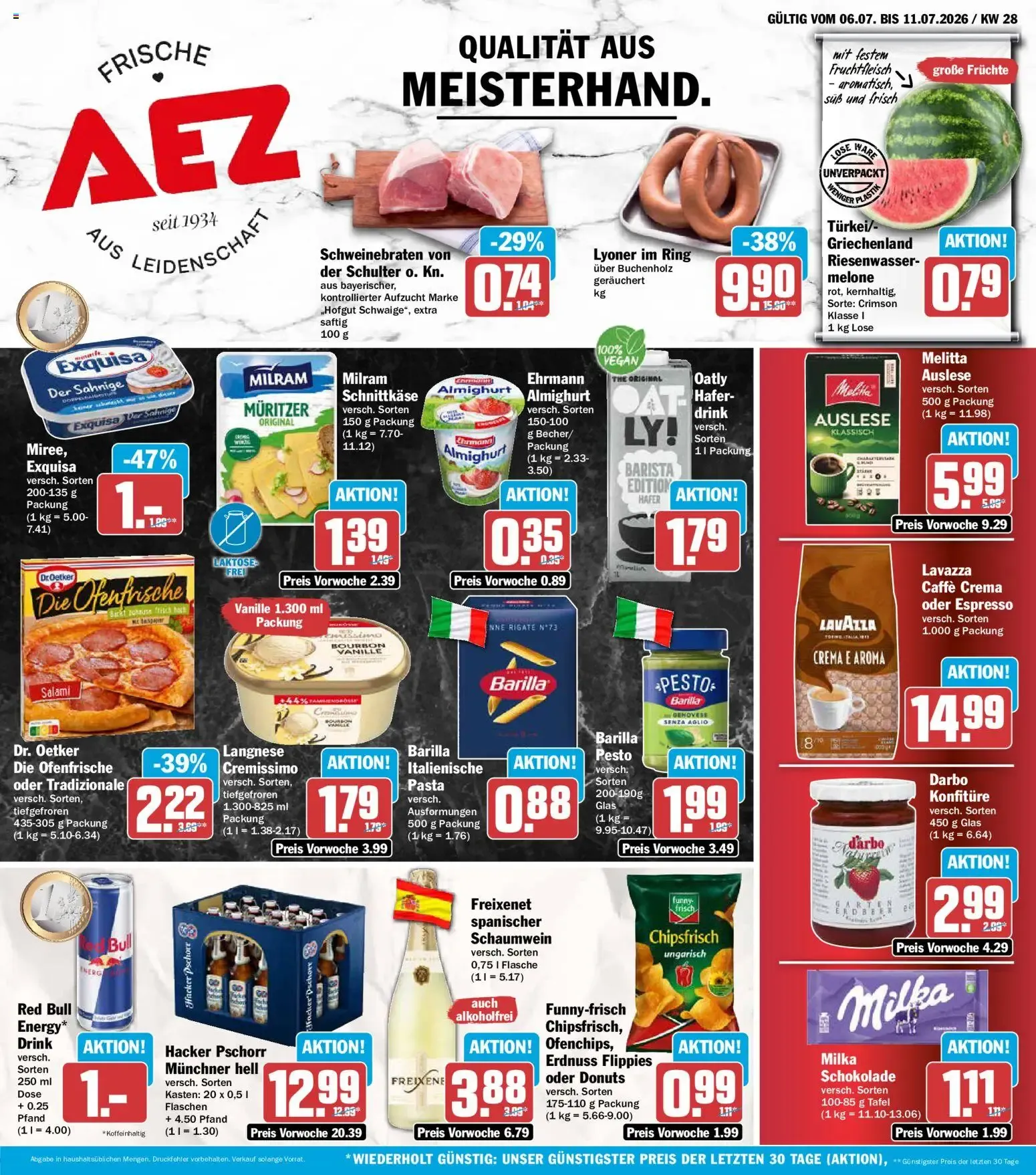 AEZ Prospekt (ab 06.07.2026) zum Blättern von 6. Juli bis 11. Juli 2026 - Prospekt seite 1