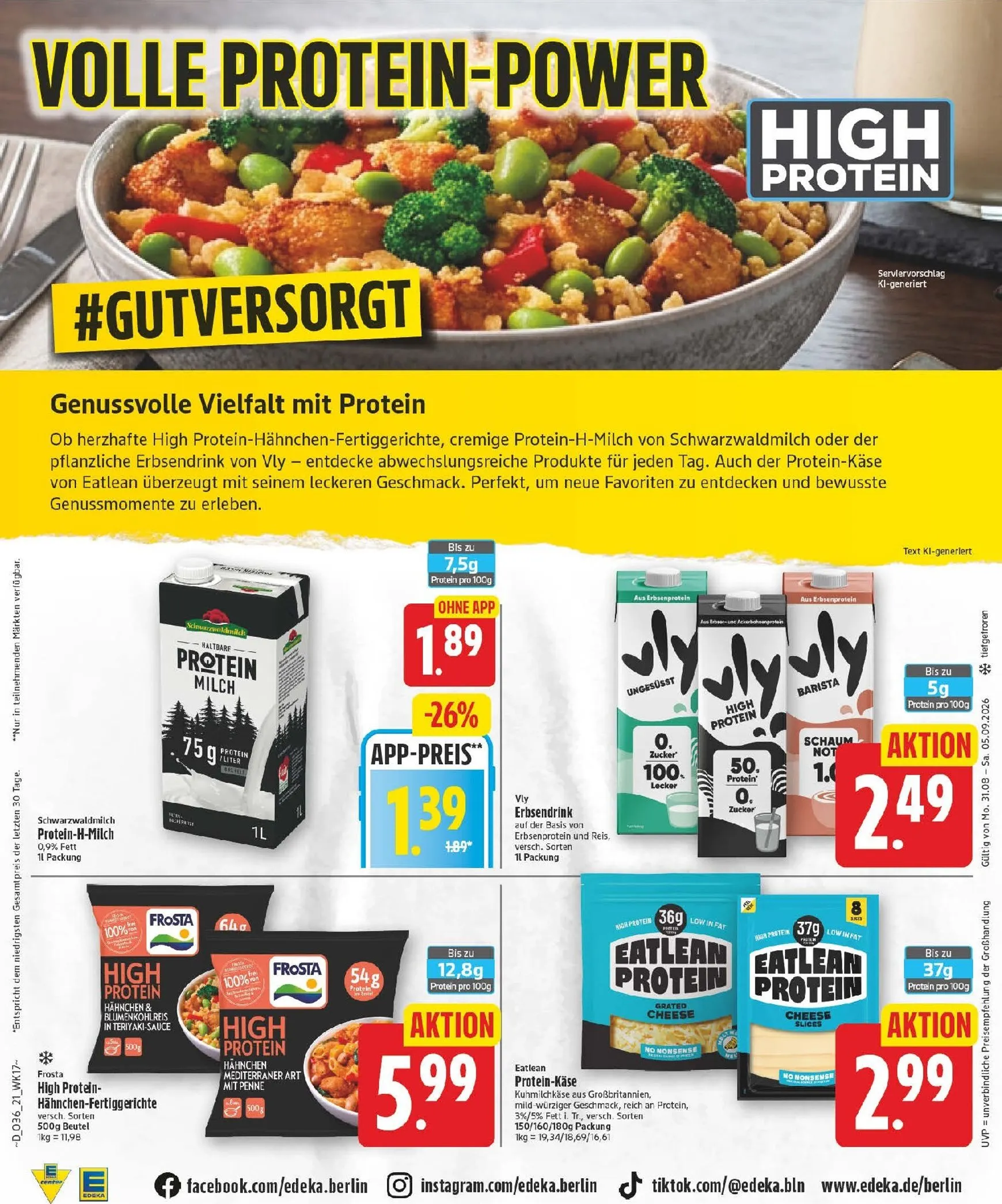 Edeka Prospekt nächste Woche – von Montag 31.08.2026 bis Samstag 05.09.2026 von 31. August bis 5. September 2026 - Prospekt seite 21