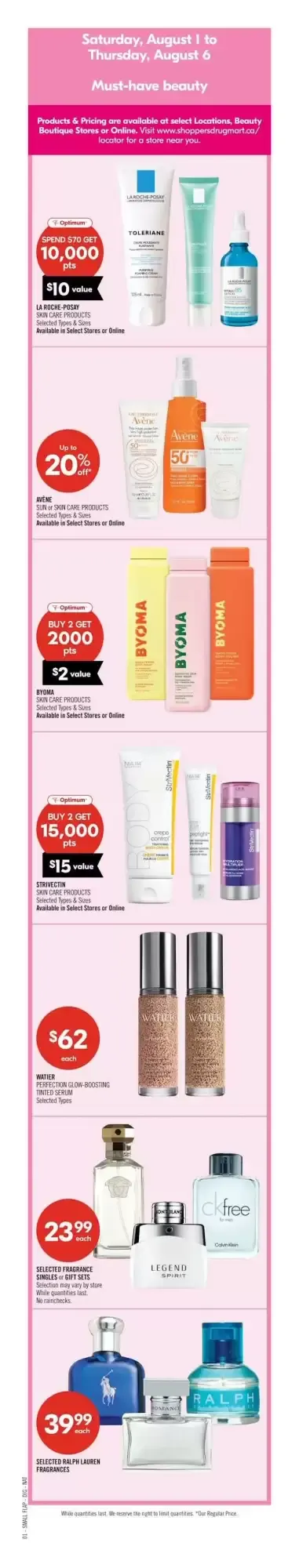 Shoppers Drug Mart flyer week 31 from August 1 to August 6 2026 - flyer page 3