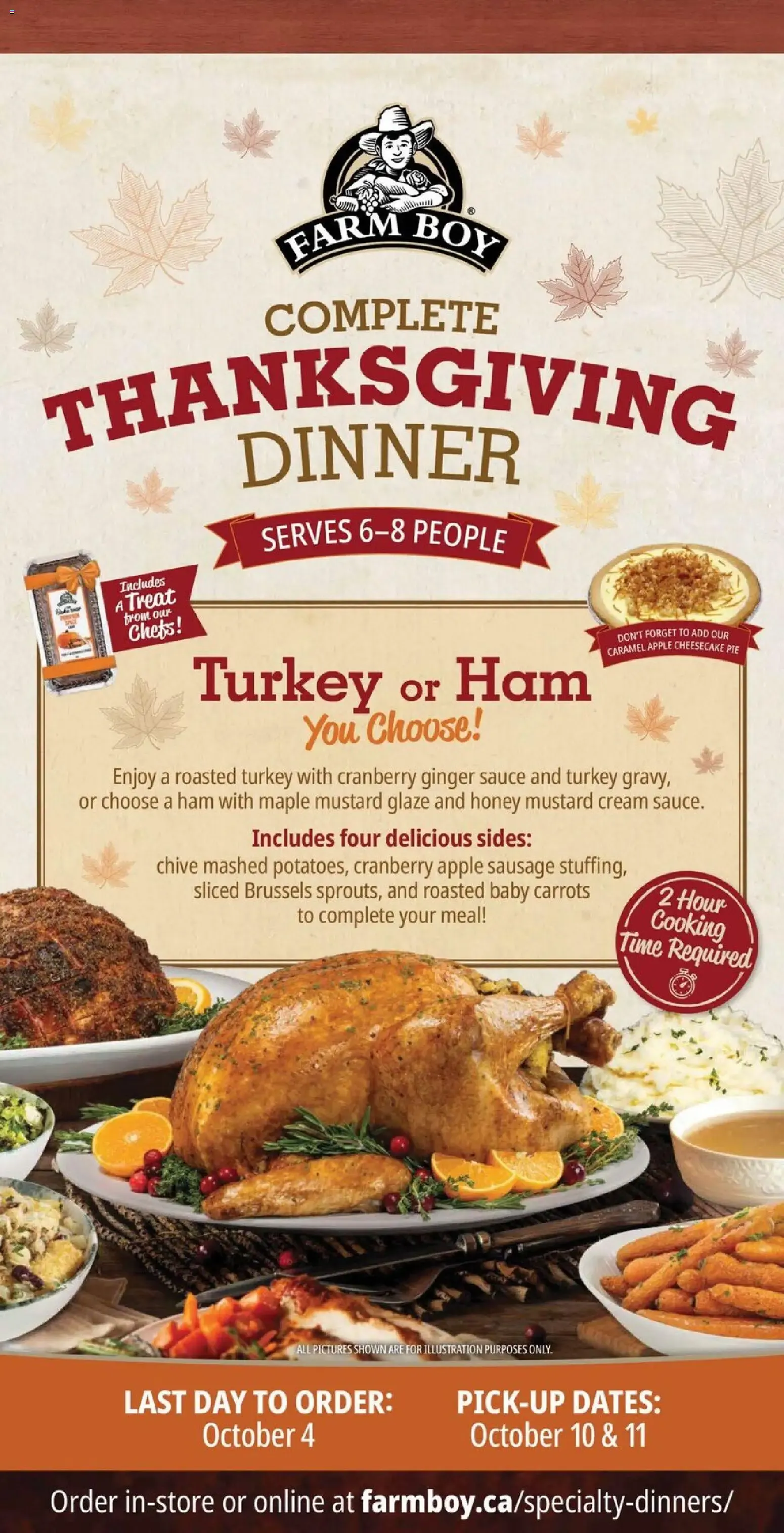 THANKSGIVING DINNERS from September 24 to September 30 2026 - flyer page 9