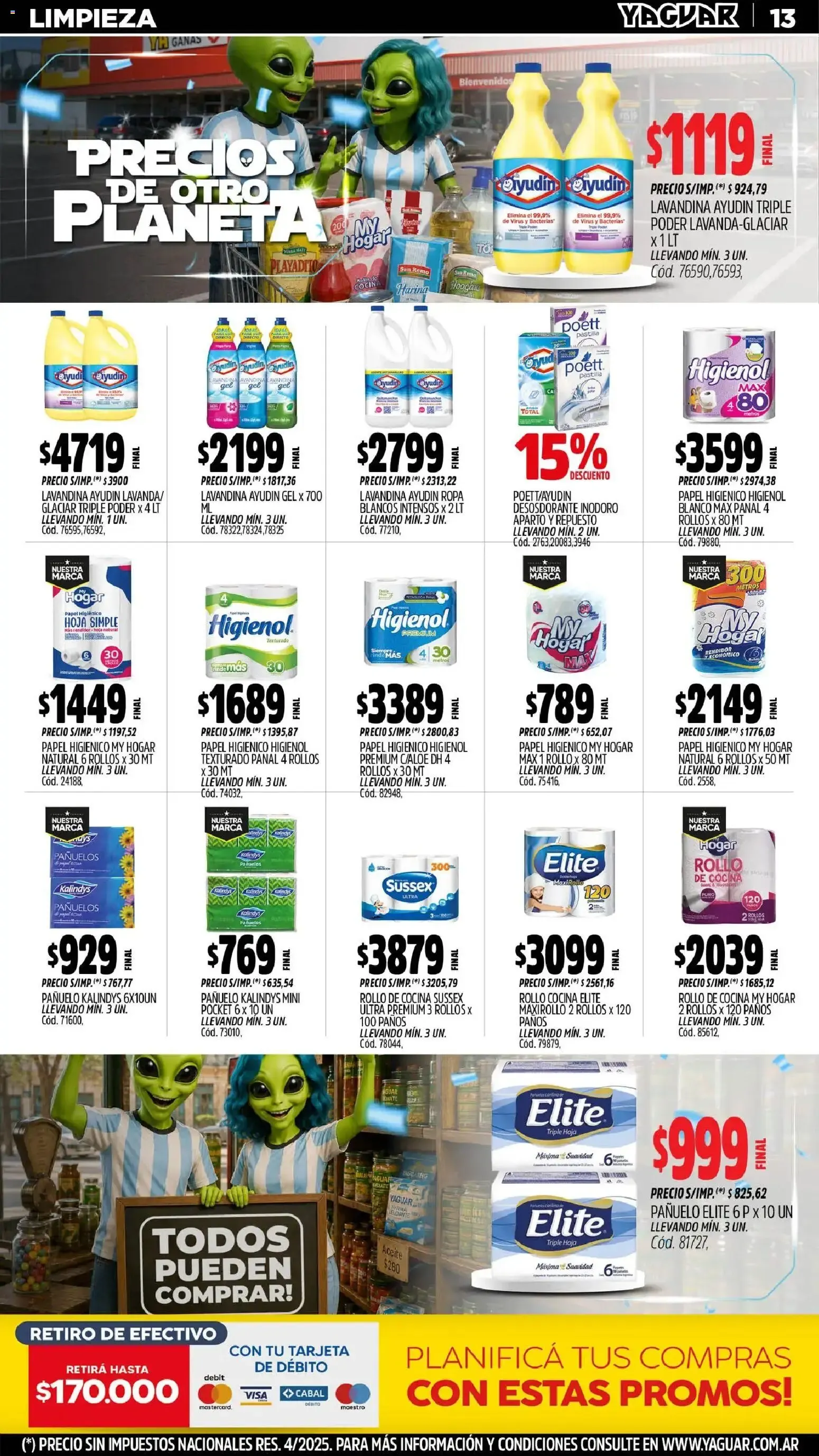 Ofertas de Mayorista Yaguar - Precios de Otro Planeta 29 de junio al 5 de julio 2026 - Página 14 del catálogo
