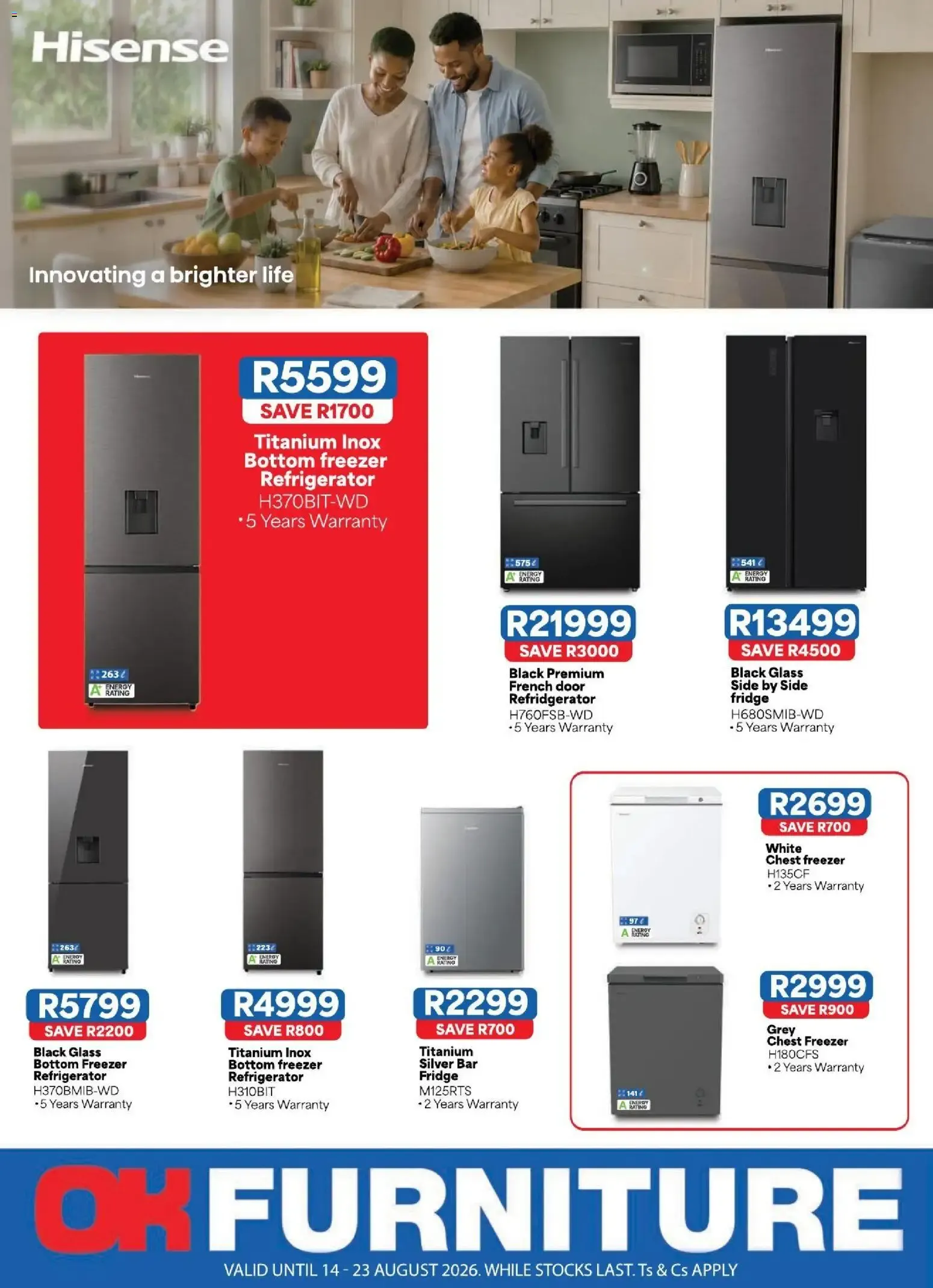 OK Furniture - Hisense (14/08/2026 - 23/08/2026) Online from 14 August to 23 August 2026 - Catalogue Page 1