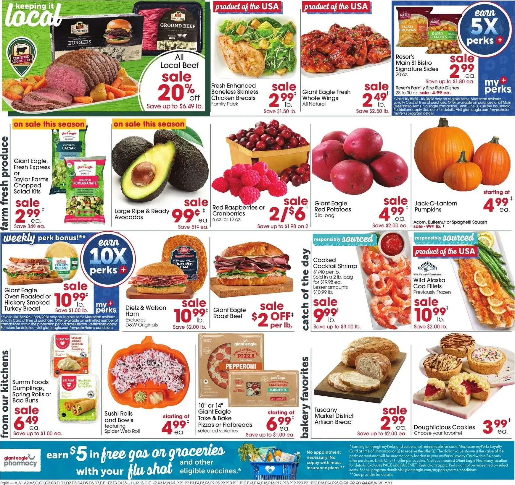 Weekly ad Giant Eagle: On Sale This Week & Free Frozen Turkey from October 15 to October 21 2026 - Page 2