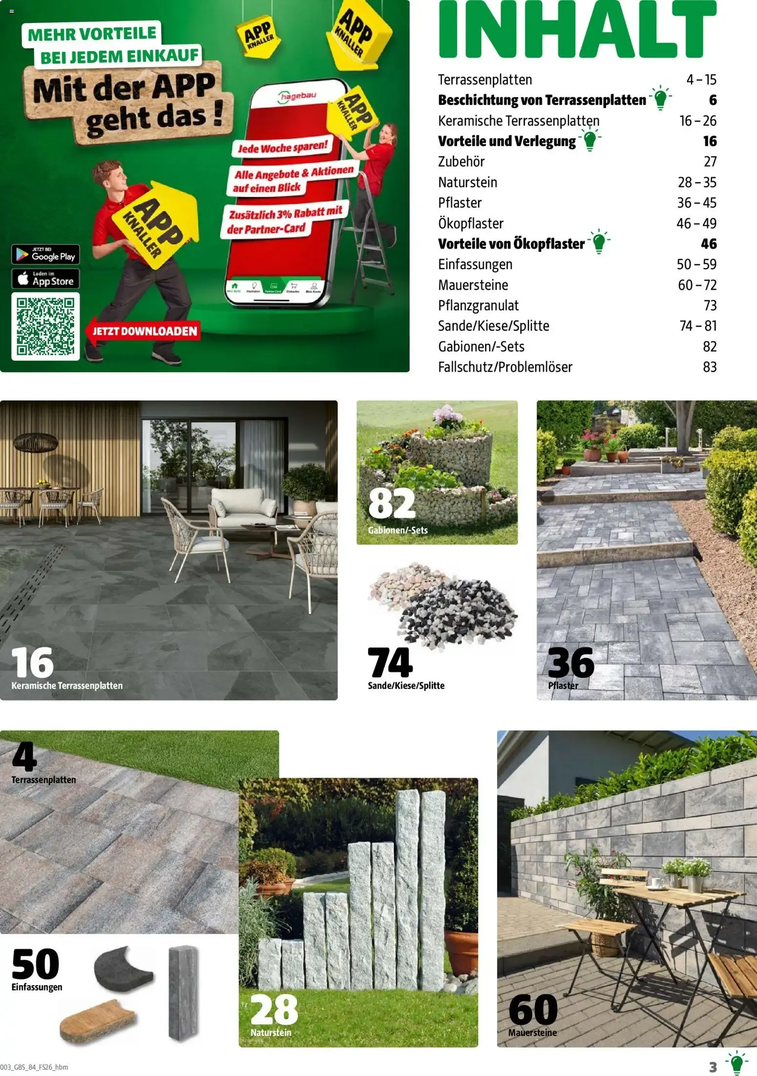 Hagebau Gartenbaustoffsortiment (ab 02.03.2026) zum Blättern von 2. März bis 31. Dezember 2026 - Prospekt seite 3