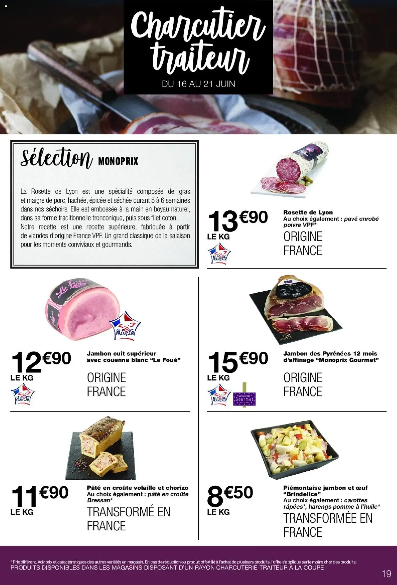 Monoprix - Hasta 50% en el segundo producto de selección du 16 juin au 28 juin 2026 - Catalogue page 19