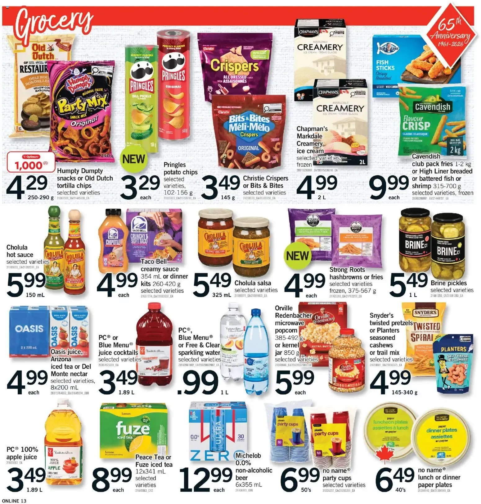 Fortinos weekly flyer / circulaire from Oct 29, 2026 > weekly specials & deals from October 29 to November 4 2026 - flyer page 13