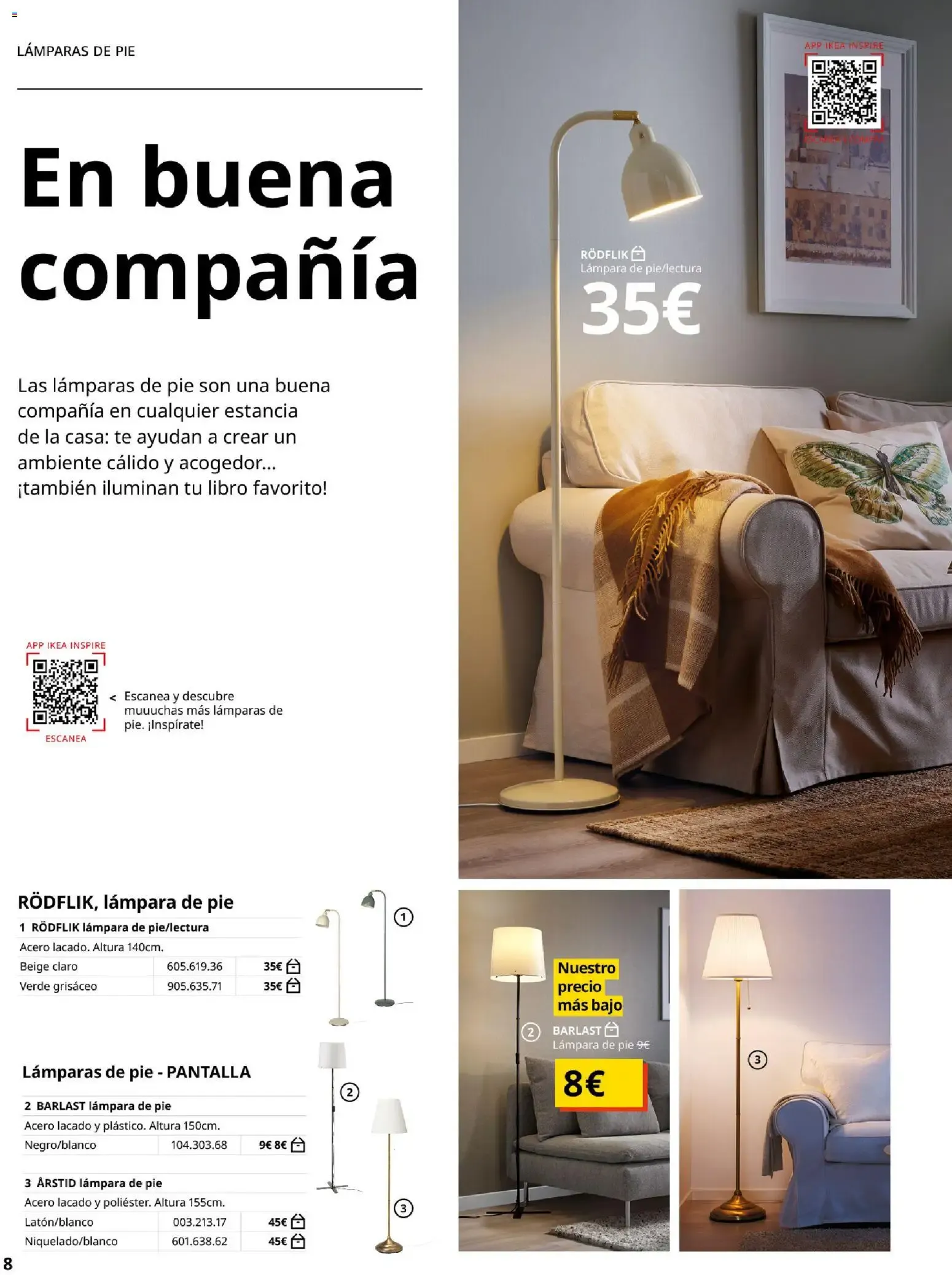 Catálogo de Catálogo IKEA Iluminación y hogar inteligente del 06/03/2026 6 de marzo al 31 de agosto 2026 - Página 8