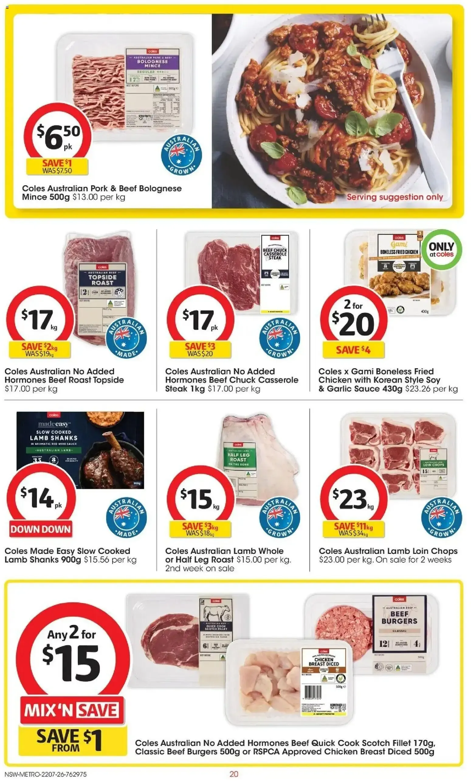 Coles catalogue valid from 22/07/2026 > Online Australia - Catalogue valid from 22 July to 28 July 2026 - page 20