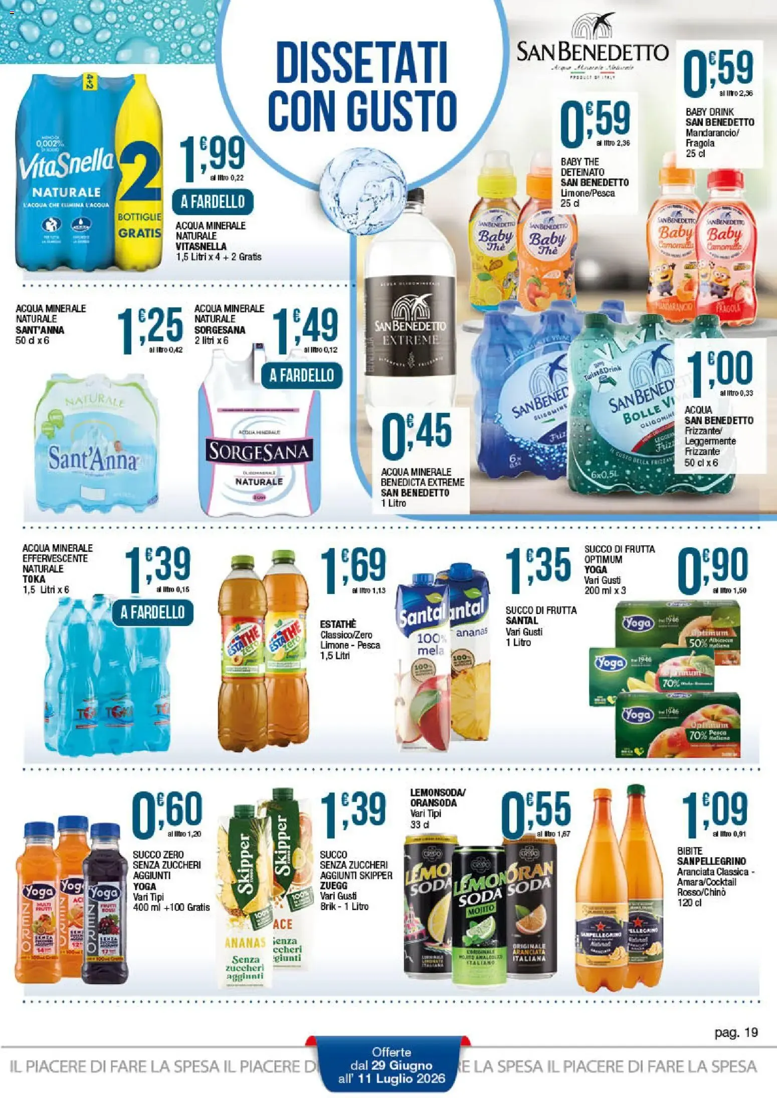 Sidis volantino dal 29/06/2026 - online Offerte da 29 giugno a 11 luglio di 2026 - Pagina del volantino 19