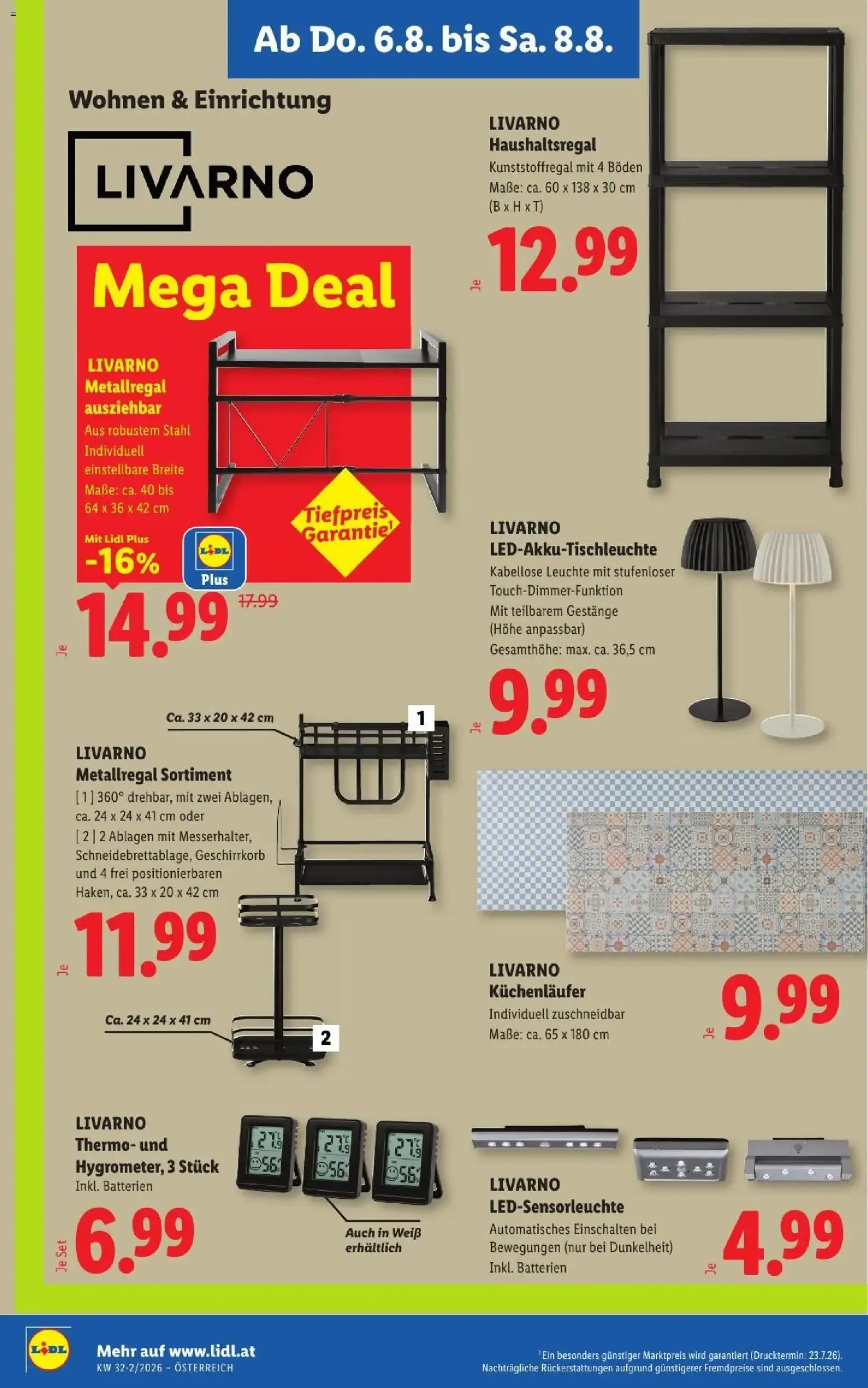Mit Lidl Plus Österreichs günstigste Preise von 6. August bis 8. August 2026 - Flugblätt seite 28