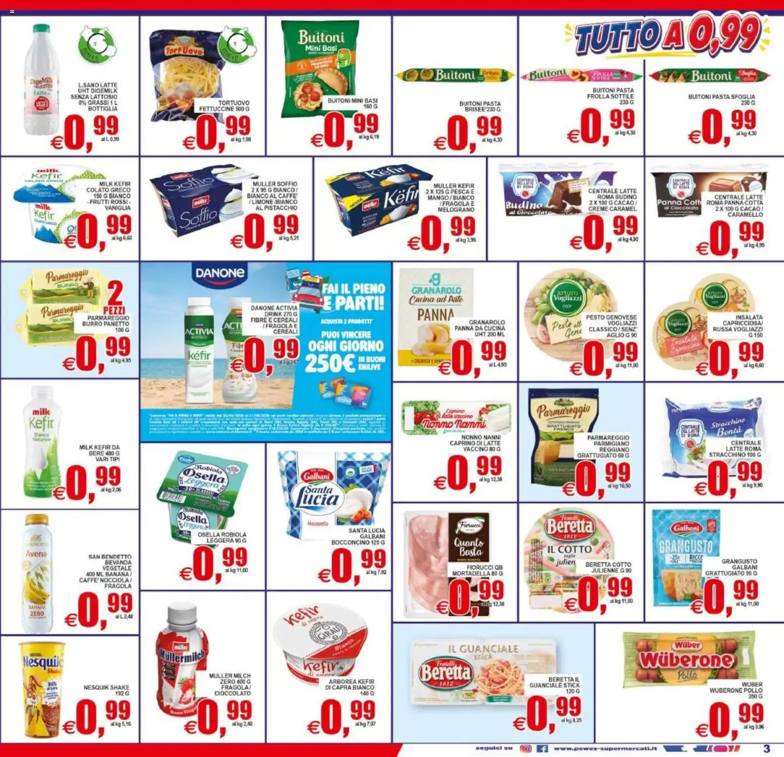 Ultramercato - Tutto a 0,99€ da 31 luglio a 11 agosto di 2026 - Pagina del volantino 3