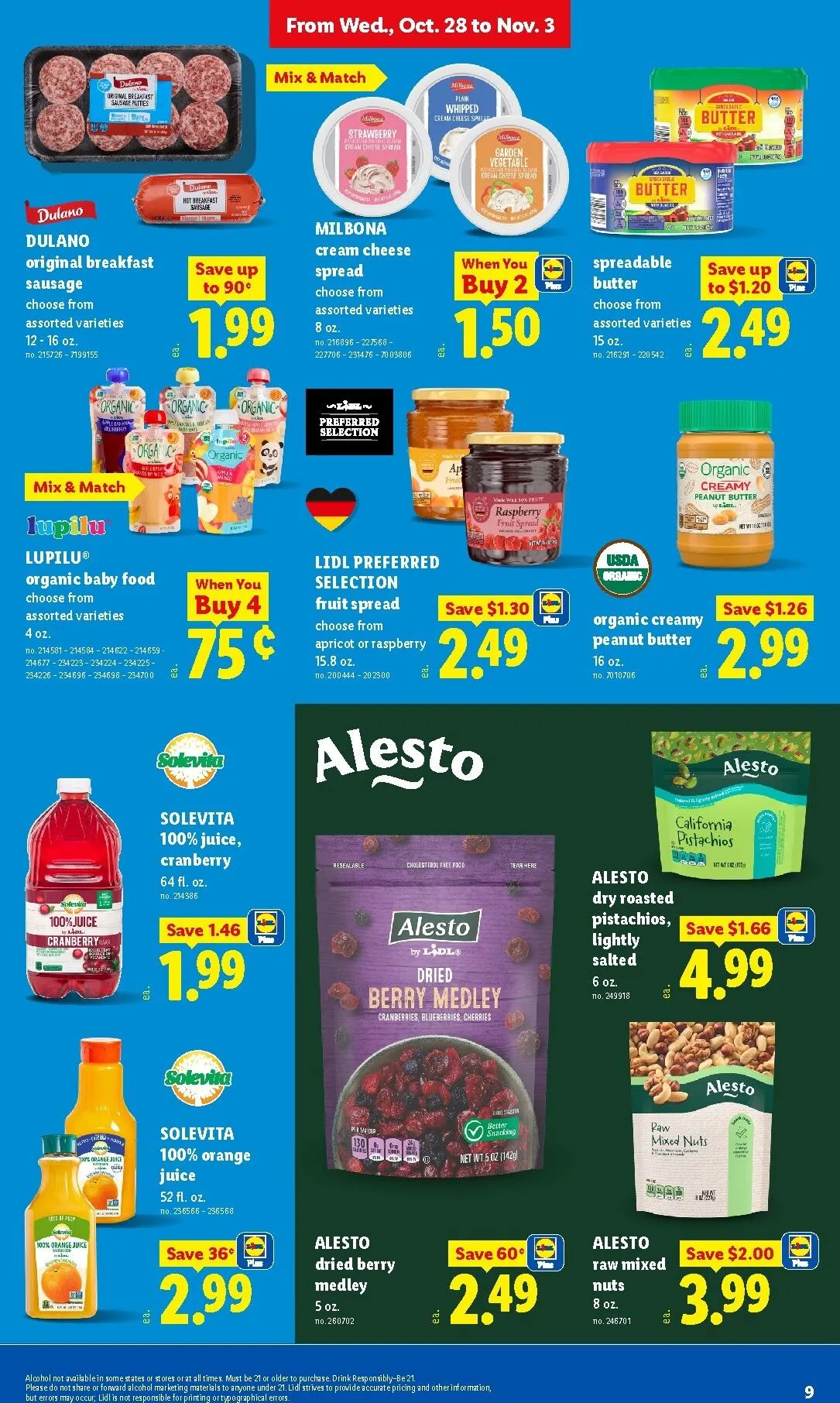 Weekly ad Future Lidl flyer valid from Wednesday 10/28/2026 to Tuesday 11/03/2026 from October 28 to November 3 2026 - Page 9